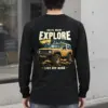 "Drive More Explore" Unisex Longsleeve T-shirt