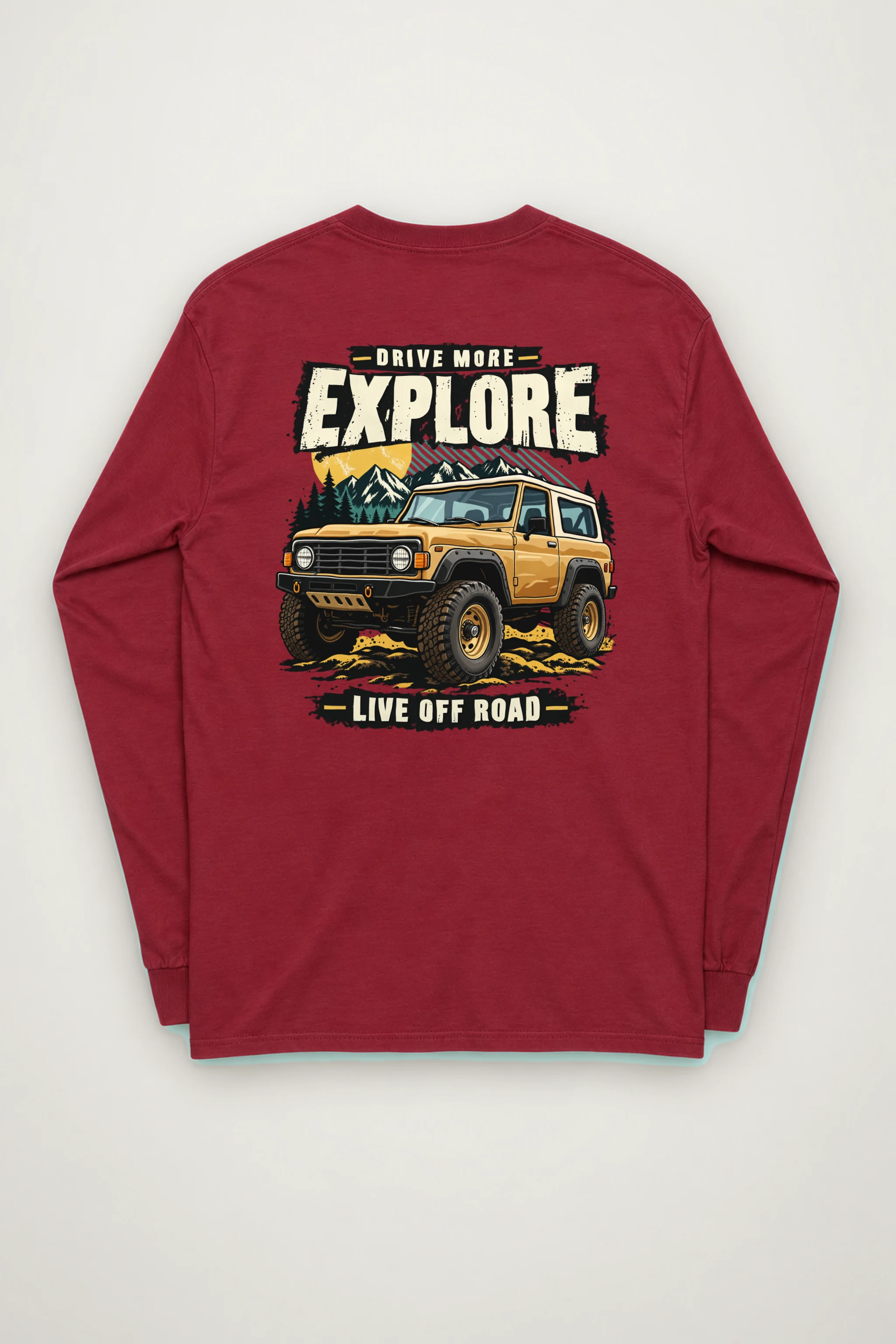 "Drive More Explore" Unisex Longsleeve T-shirt