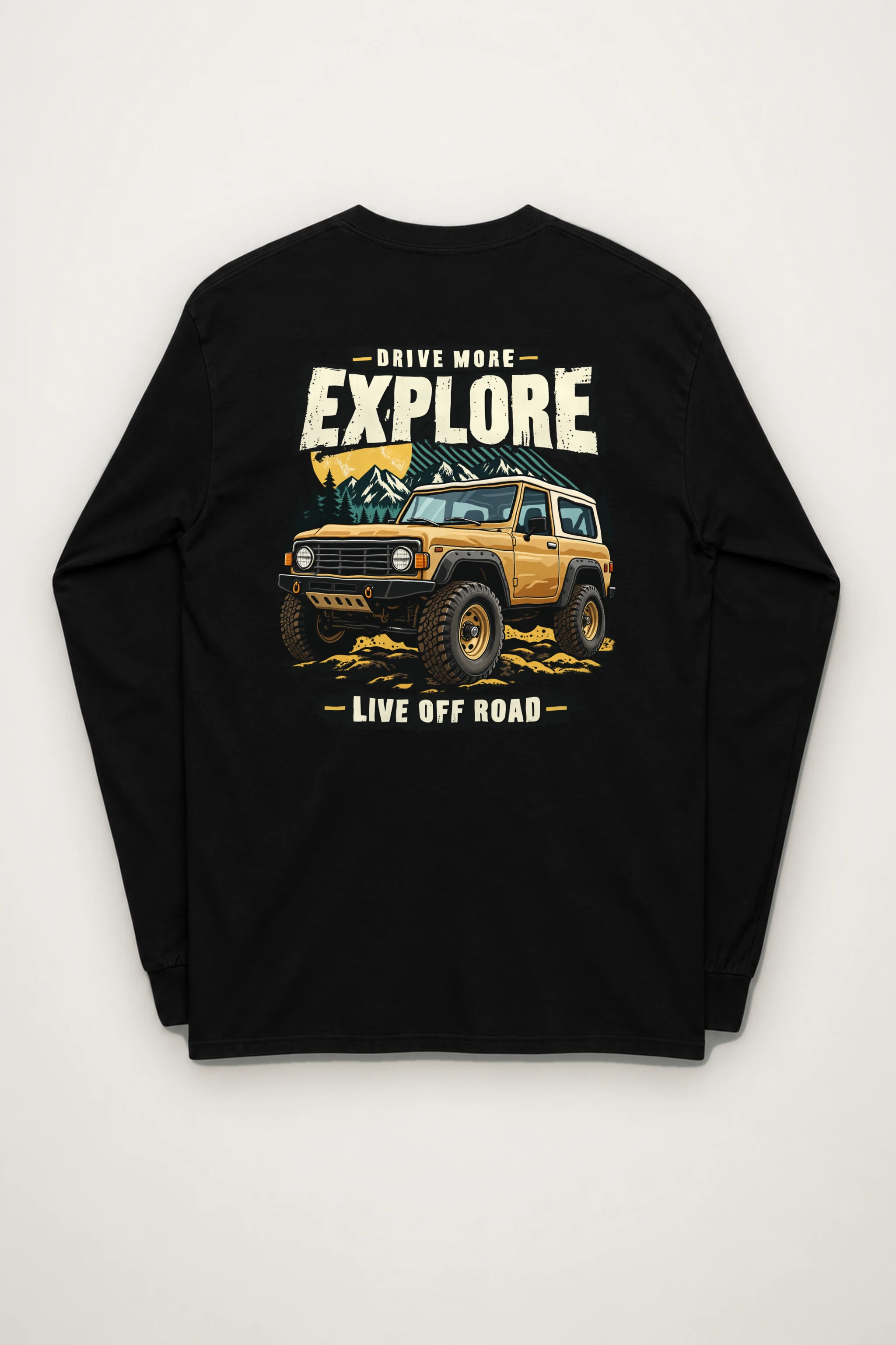 "Drive More Explore" Unisex Longsleeve T-shirt