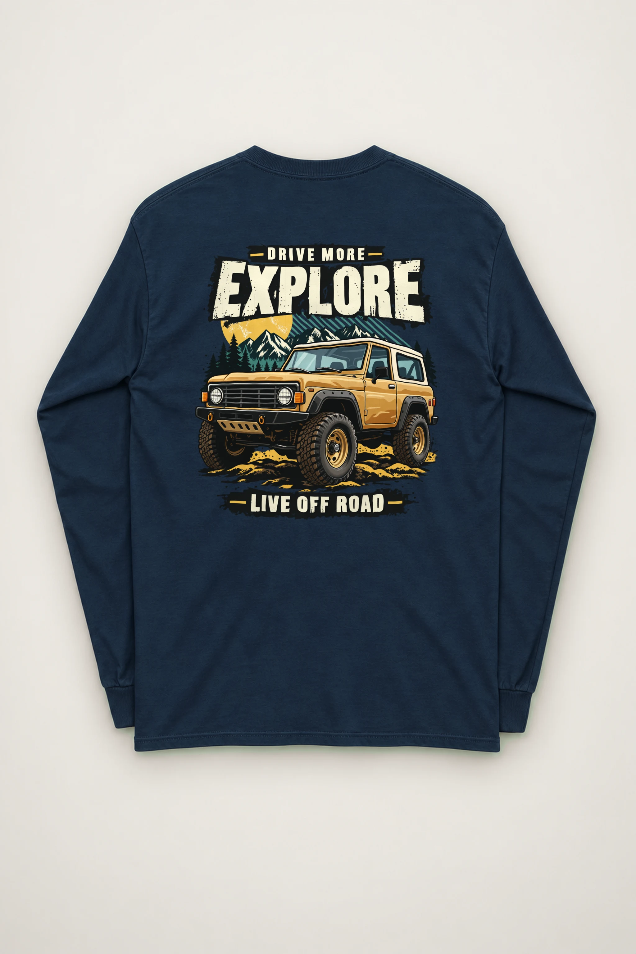 "Drive More Explore" Unisex Longsleeve T-shirt