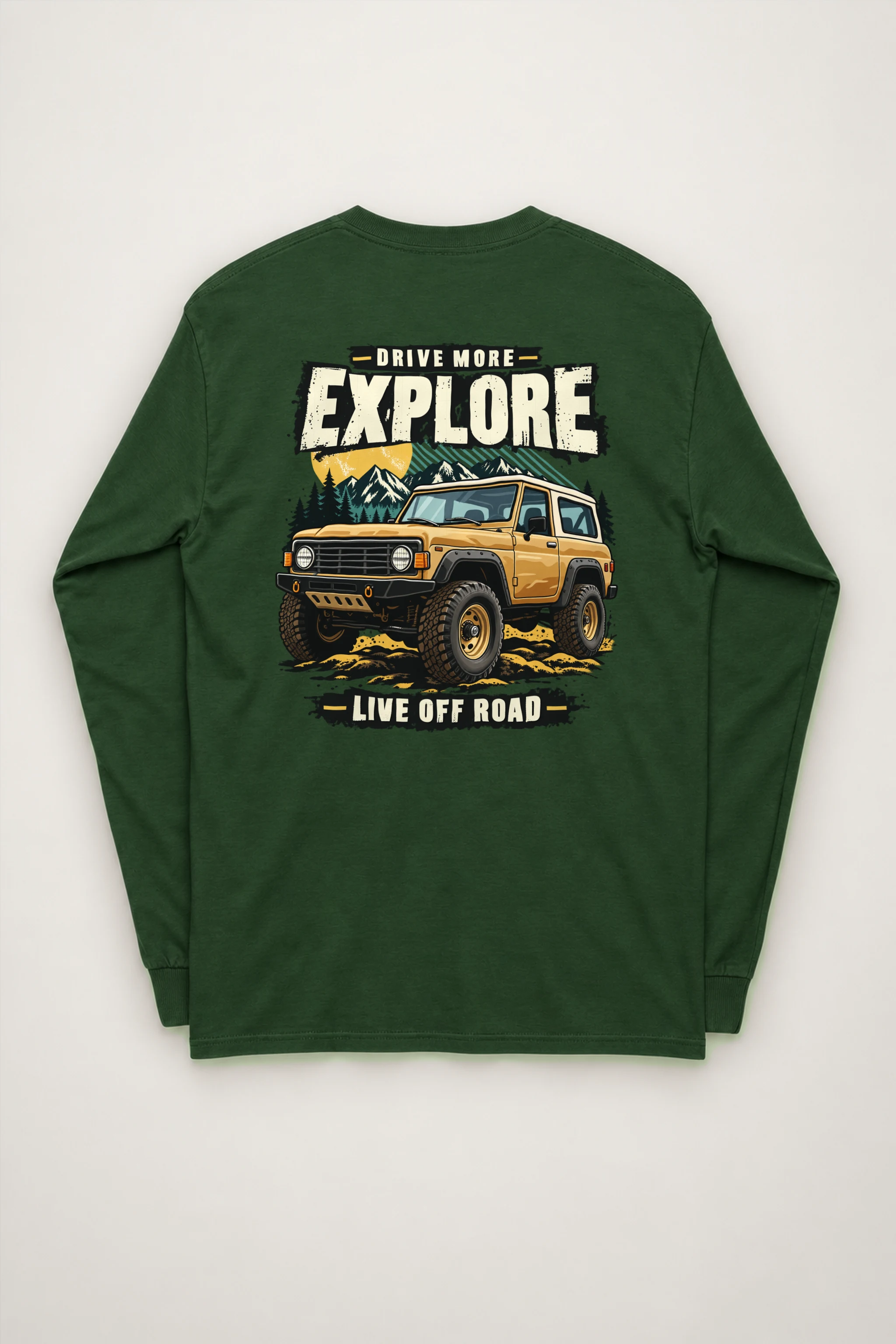 "Drive More Explore" Unisex Longsleeve T-shirt