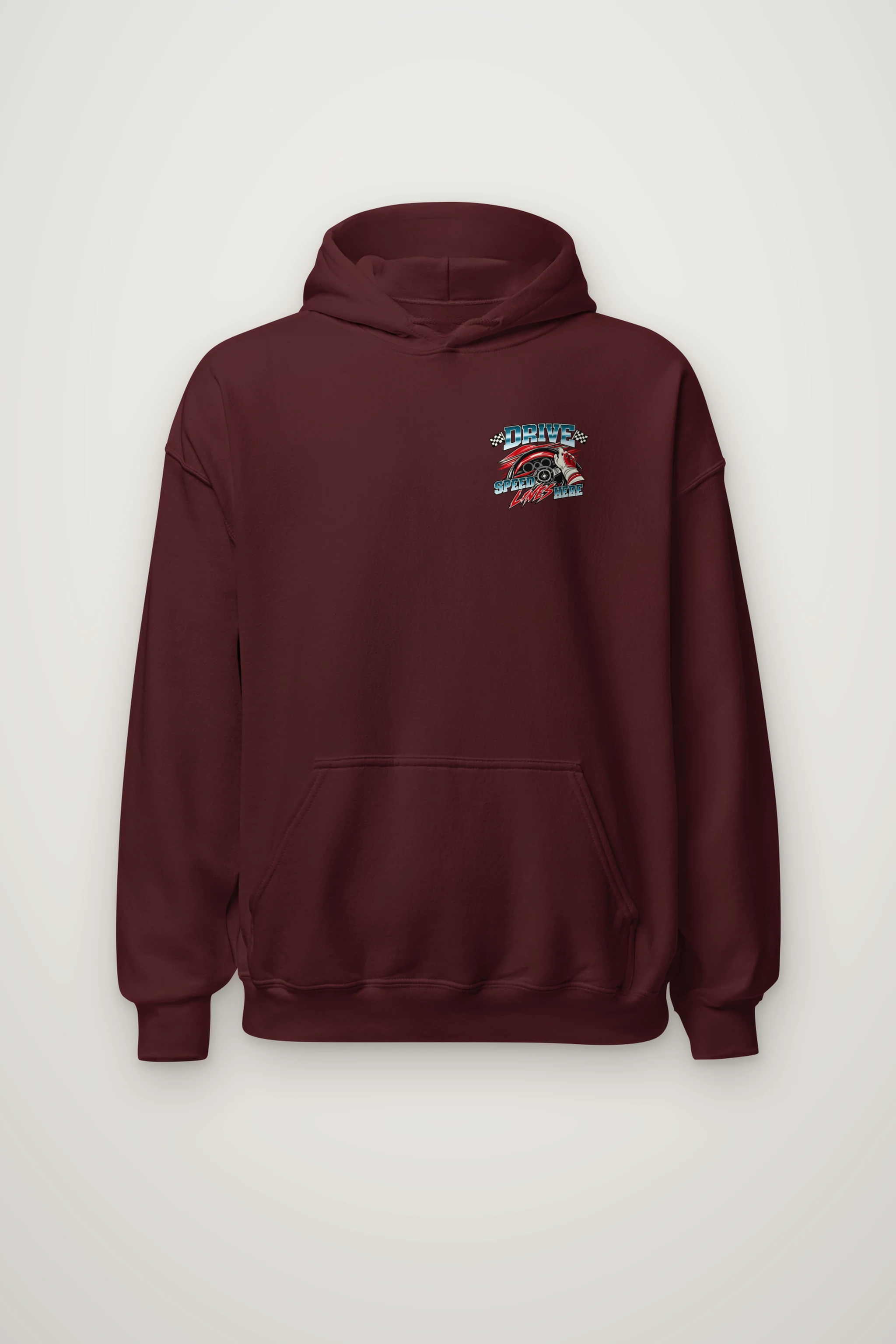 "Drive Speed Lives Here" Heavy Blend Unisex Pullover Hoodie