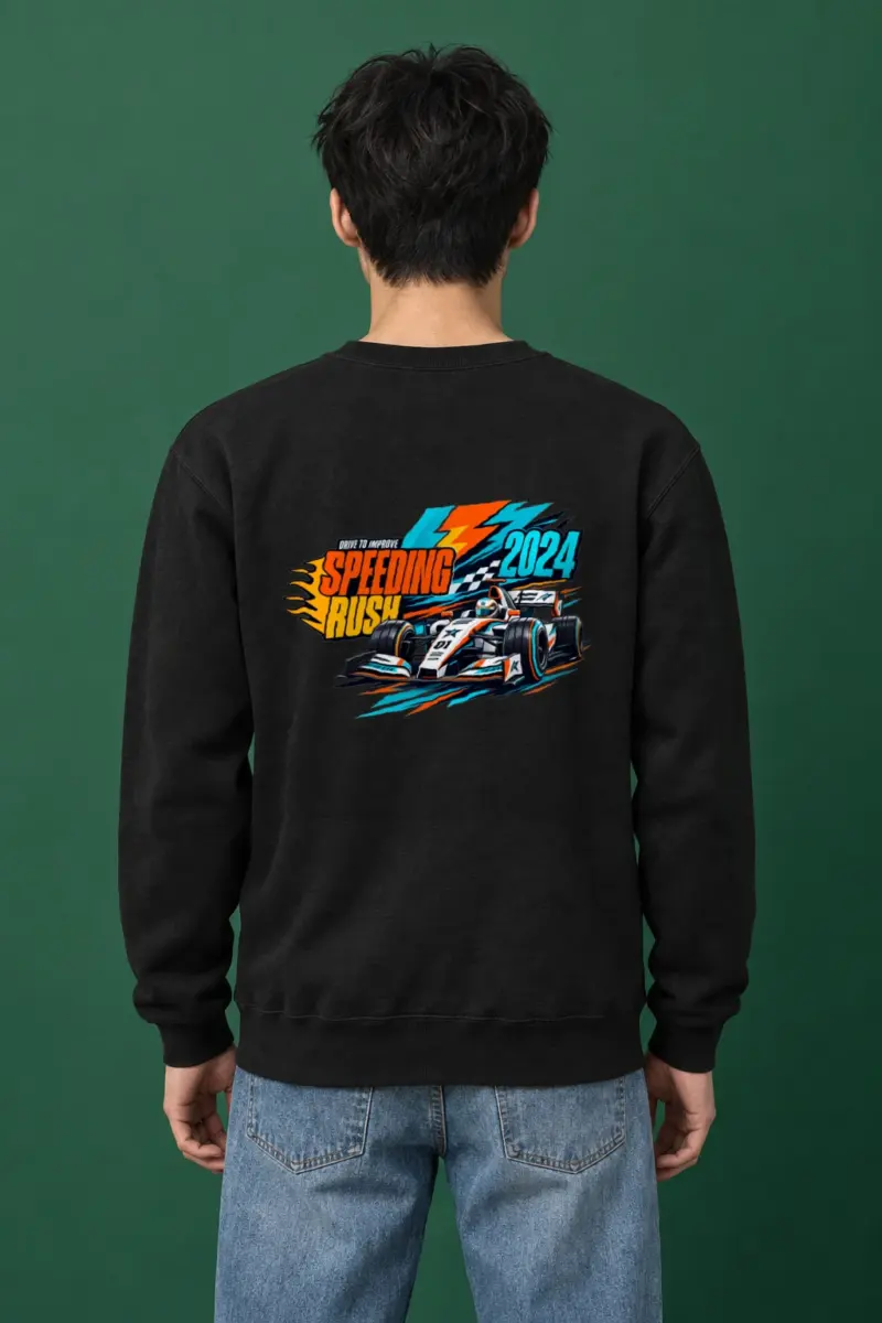 "Drive To Improve" Heavy Blend Unisex Crewneck Sweatshirt | Gildan 18000