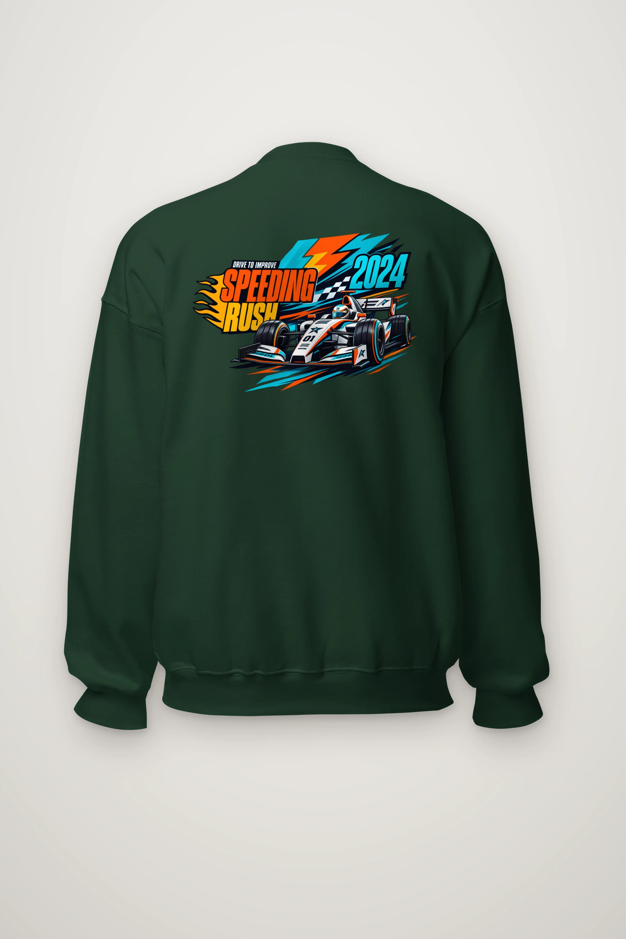 "Drive To Improve" Heavy Blend Unisex Crewneck Sweatshirt