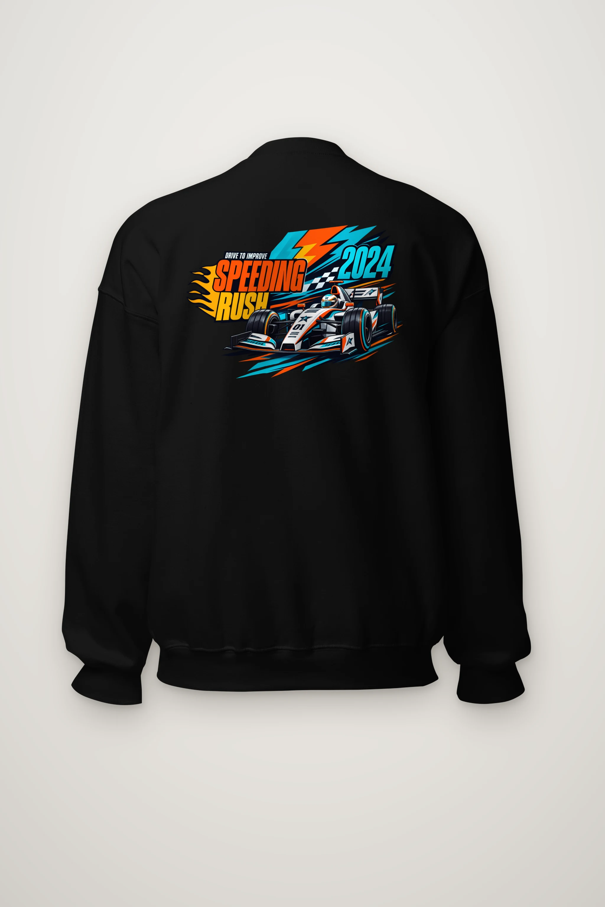 "Drive To Improve" Heavy Blend Unisex Crewneck Sweatshirt