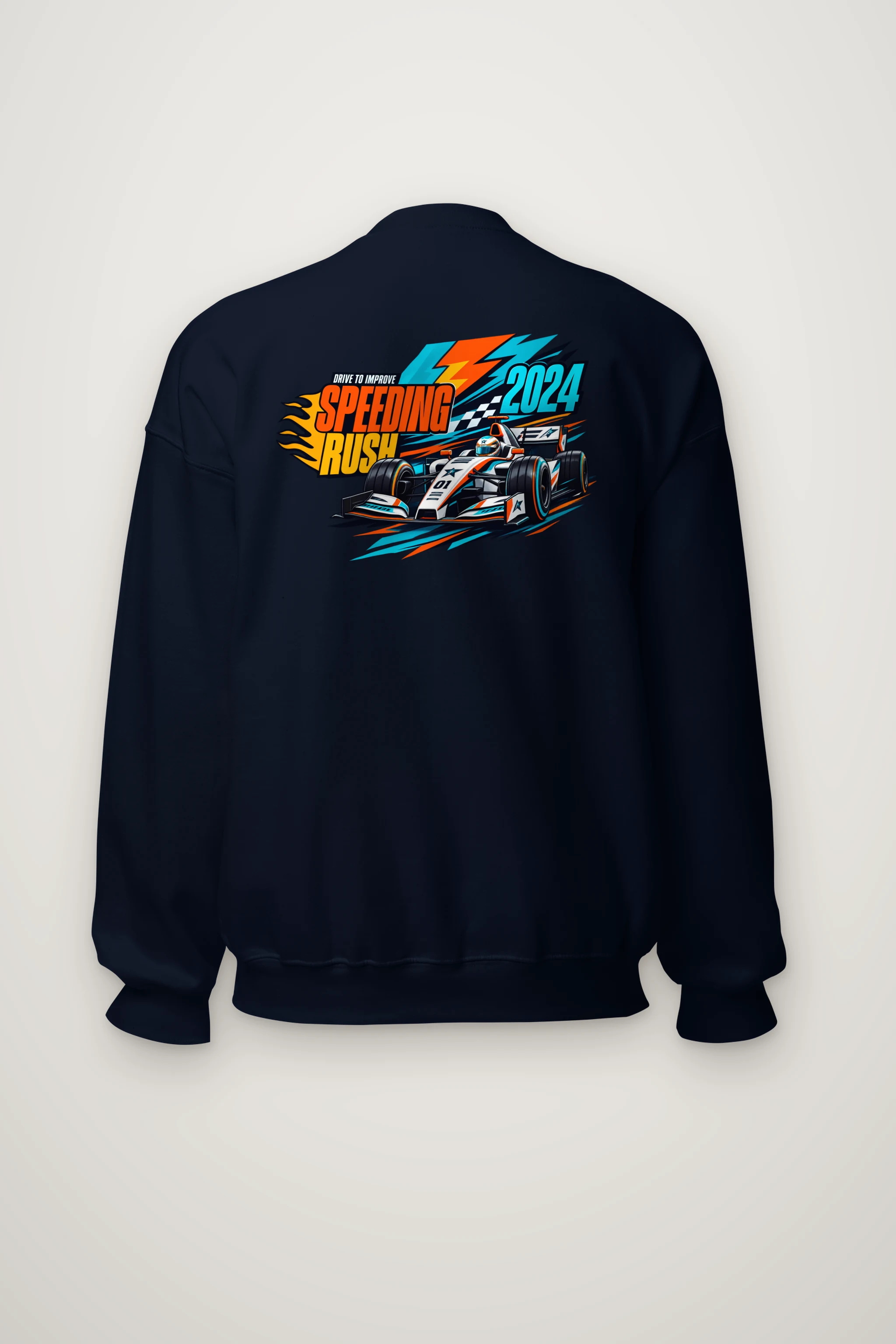"Drive To Improve" Heavy Blend Unisex Crewneck Sweatshirt