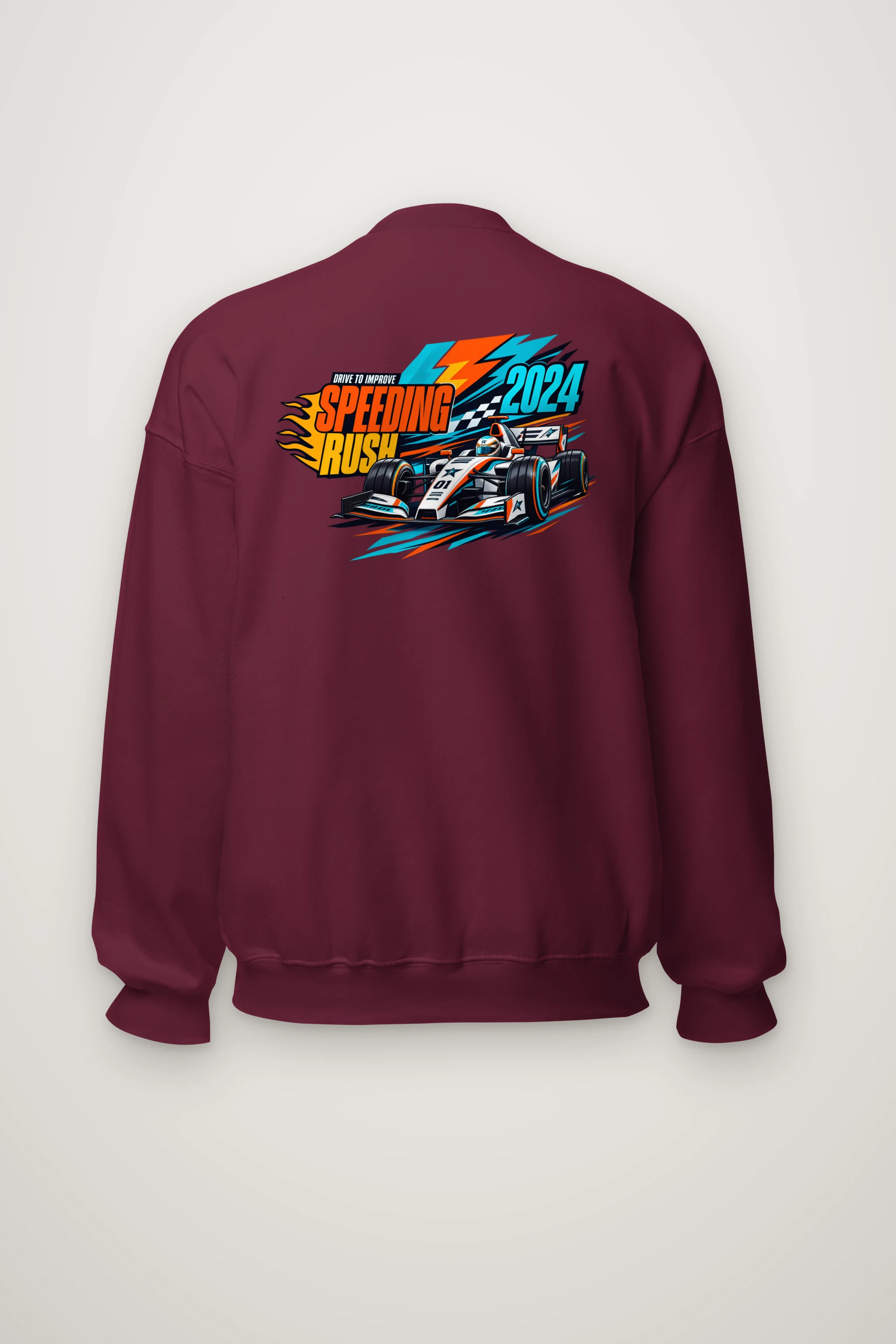 "Drive To Improve" Heavy Blend Unisex Crewneck Sweatshirt