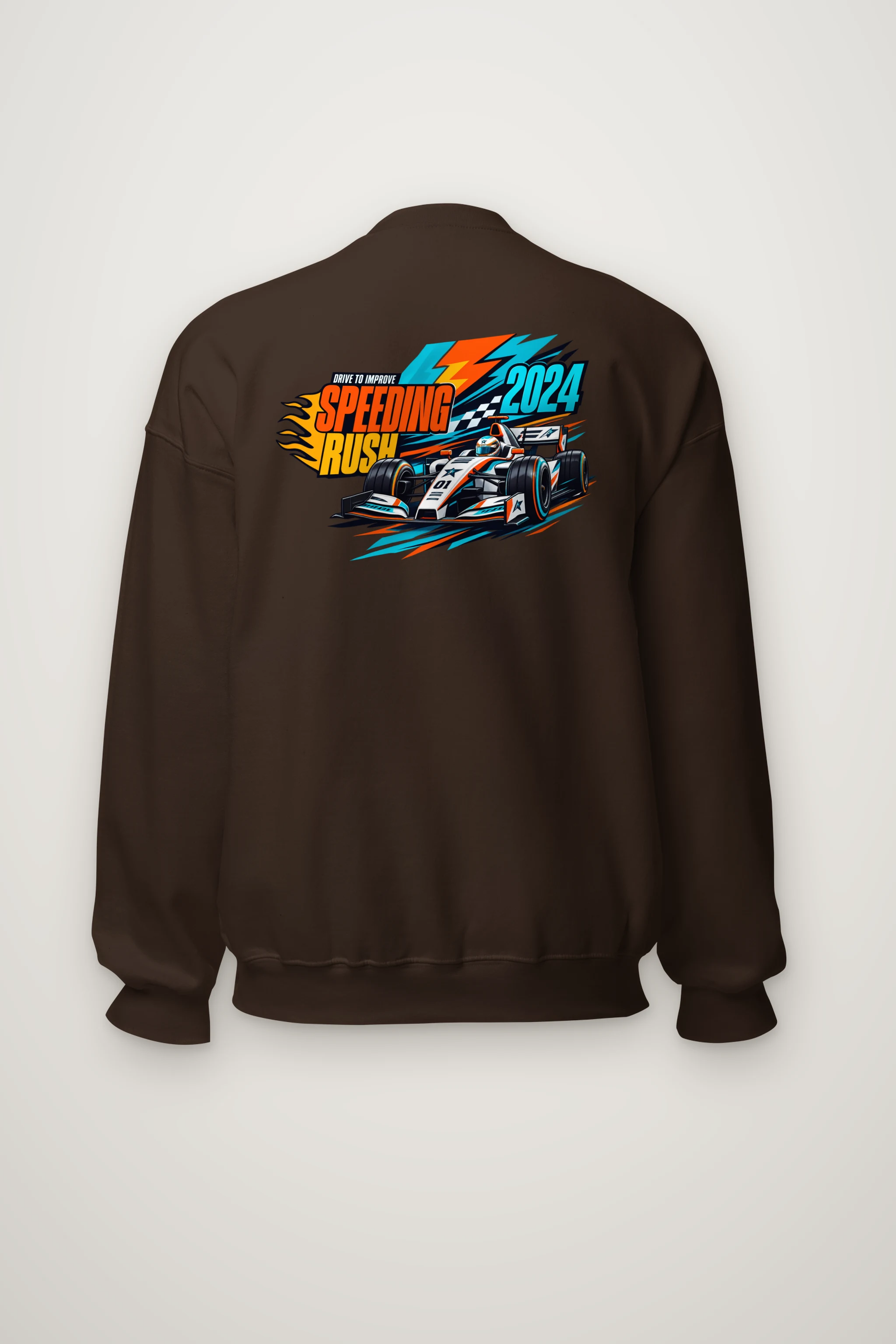 "Drive To Improve" Heavy Blend Unisex Crewneck Sweatshirt