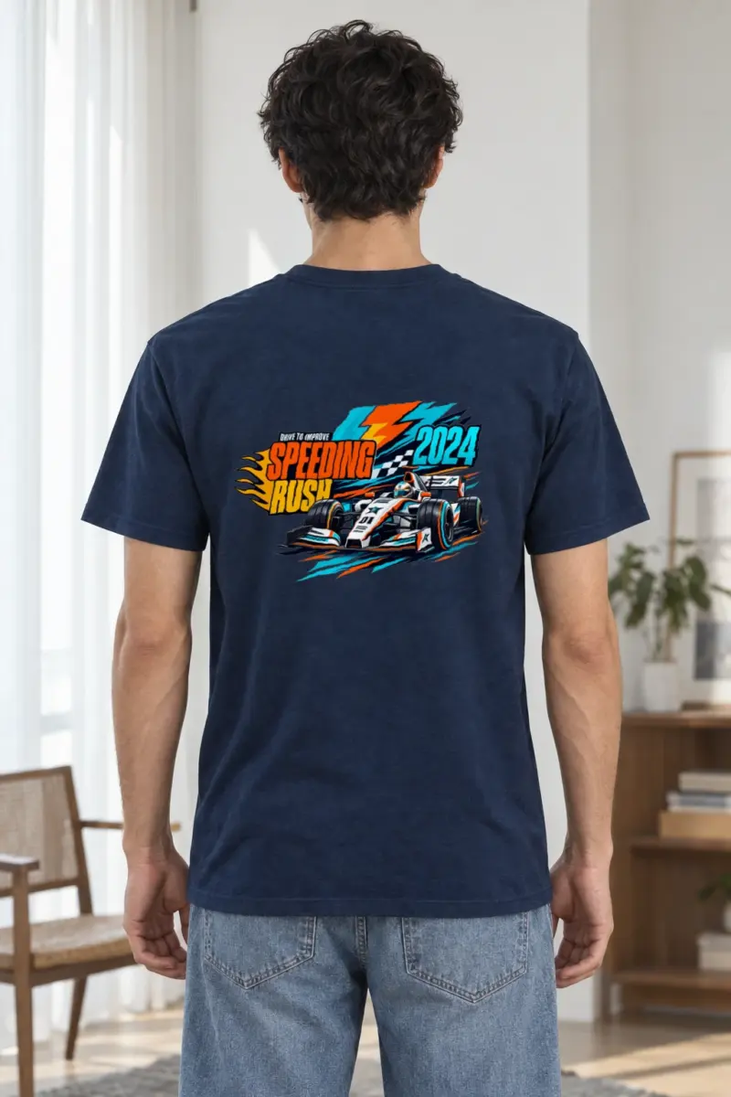 "Drive To Improve" Heavyweight Unisex Crewneck T-shirt | Gildan 5000