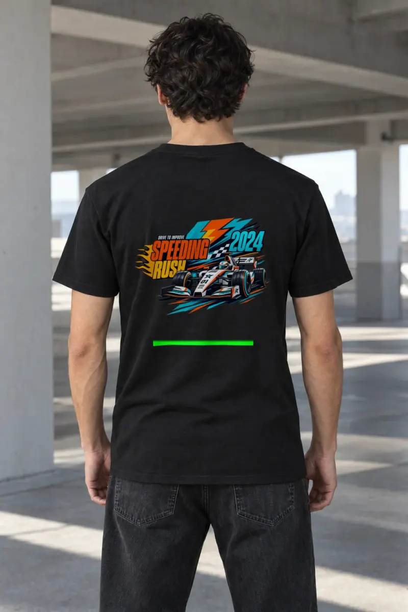 "Drive To Improve" Heavyweight Unisex Crewneck T-shirt | Gildan 5000
