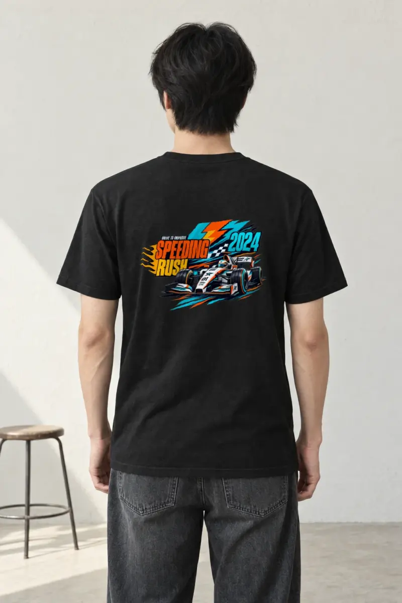 "Drive To Improve" Heavyweight Unisex Crewneck T-shirt | Gildan 5000