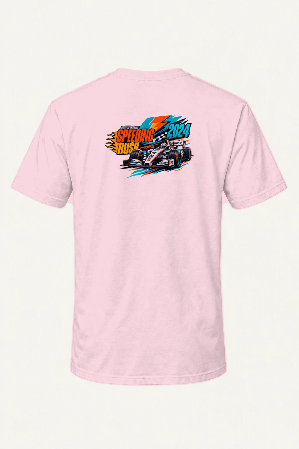 "Drive To Improve" Heavyweight Unisex Crewneck T-shirt | Gildan 5000