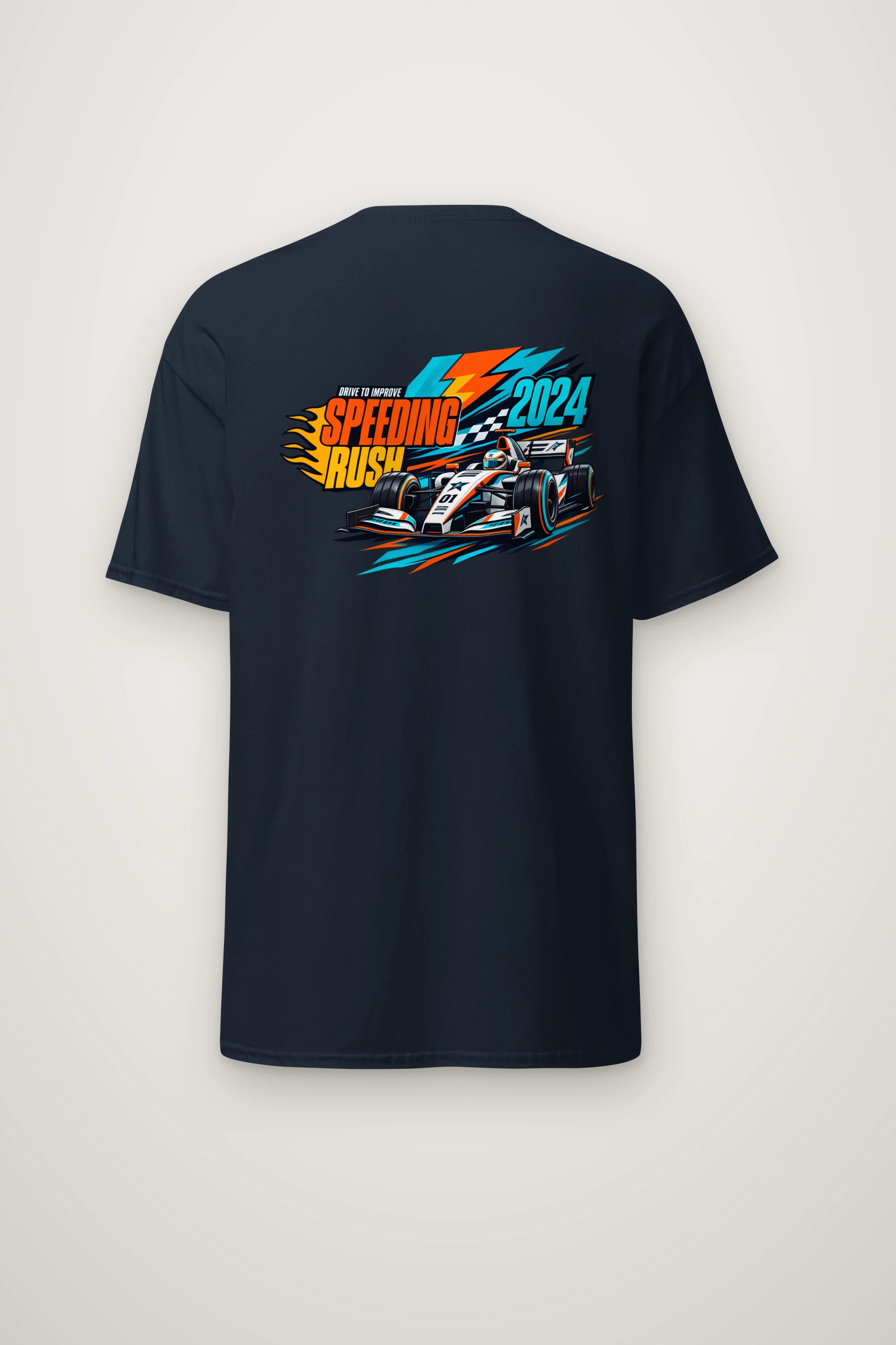 "Drive To Improve" Heavyweight Unisex Crewneck T-shirt