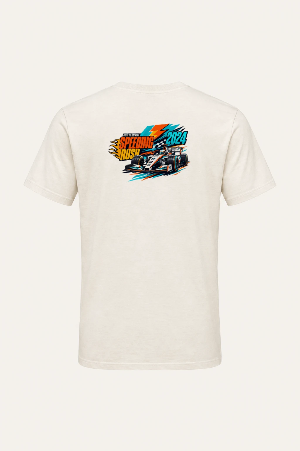 "Drive To Improve" Heavyweight Unisex Crewneck T-shirt | Gildan 5000