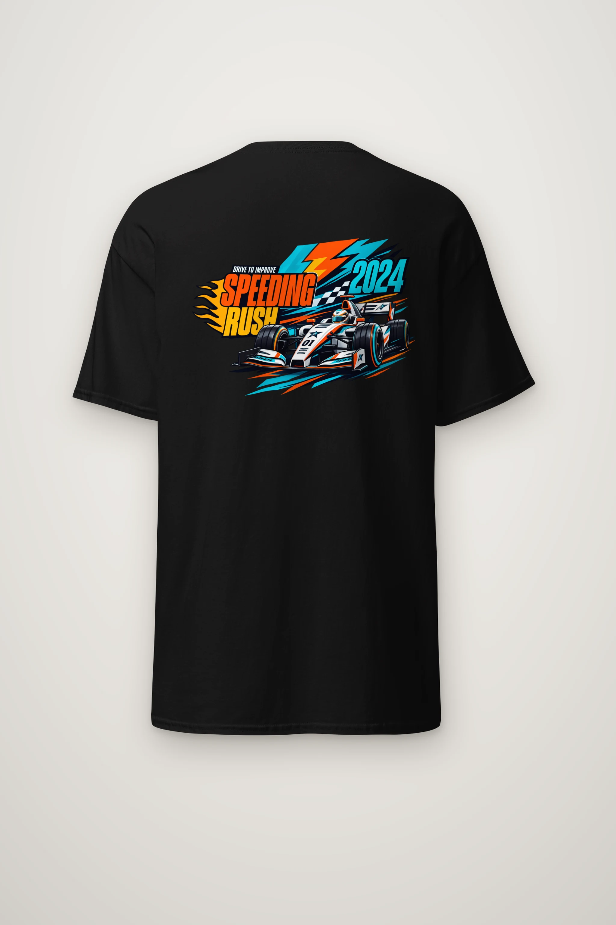"Drive To Improve" Heavyweight Unisex Crewneck T-shirt