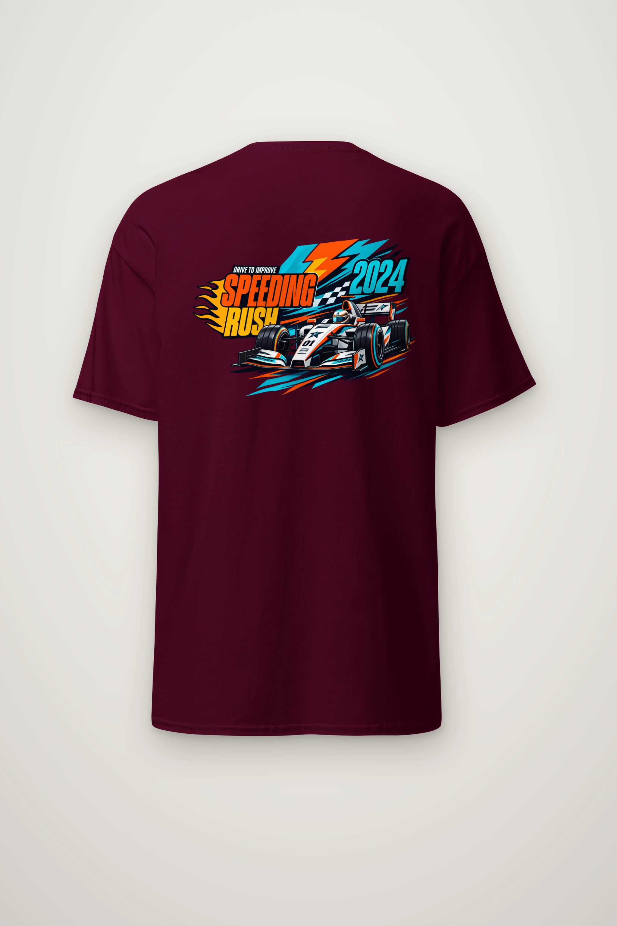 "Drive To Improve" Heavyweight Unisex Crewneck T-shirt