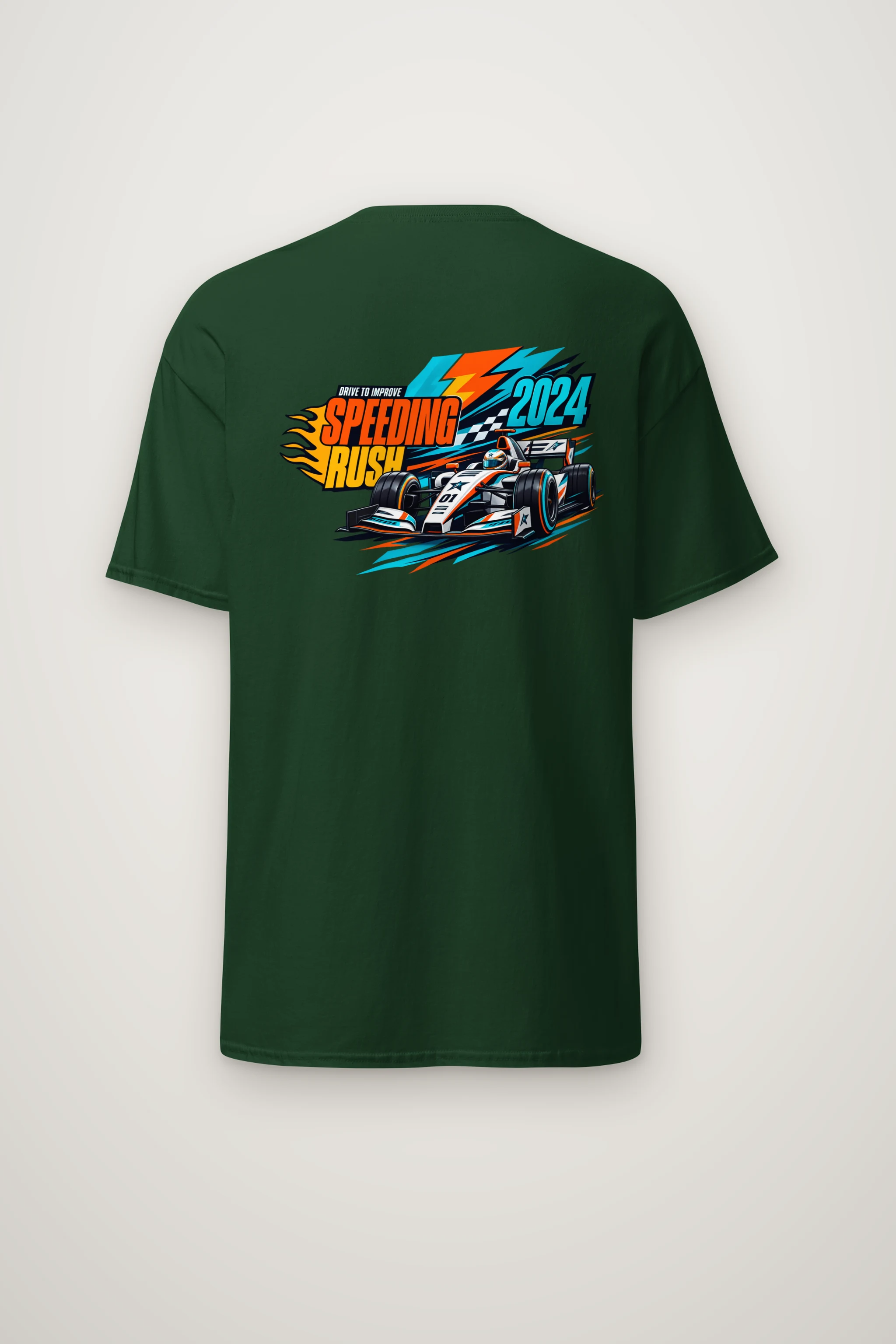 "Drive To Improve" Heavyweight Unisex Crewneck T-shirt