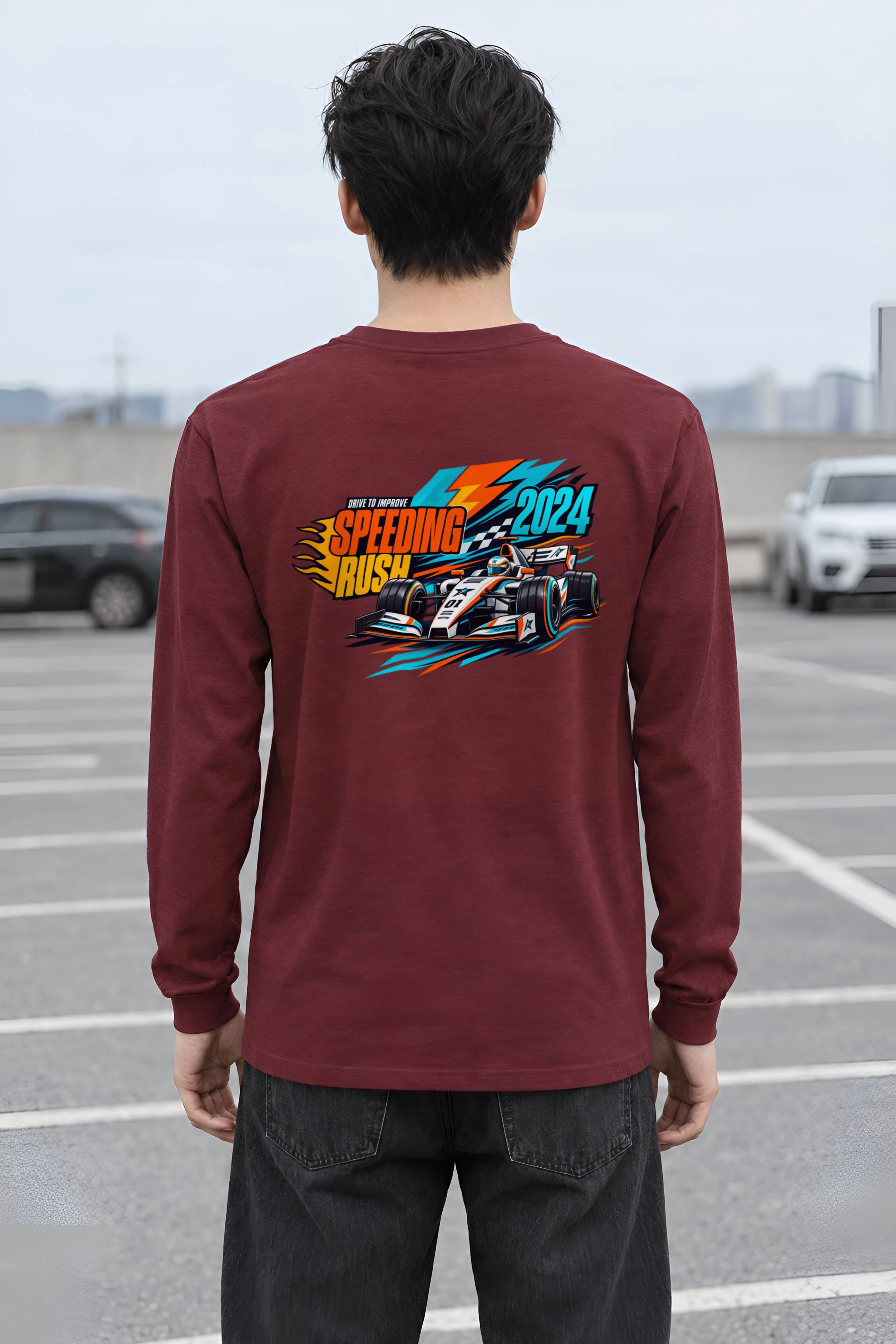 "Drive To Improve" Unisex Longsleeve T-shirt