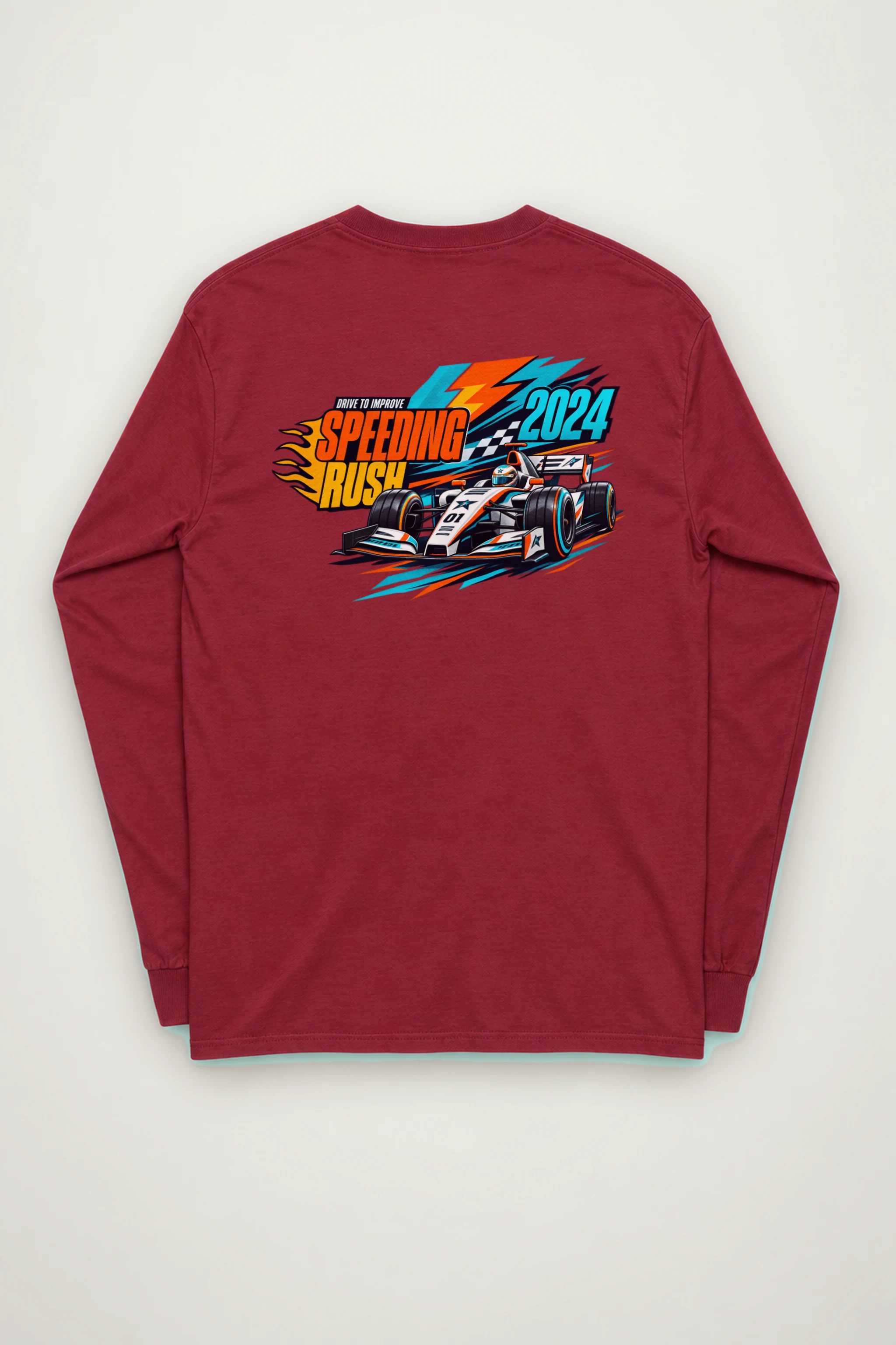 "Drive To Improve" Unisex Longsleeve T-shirt
