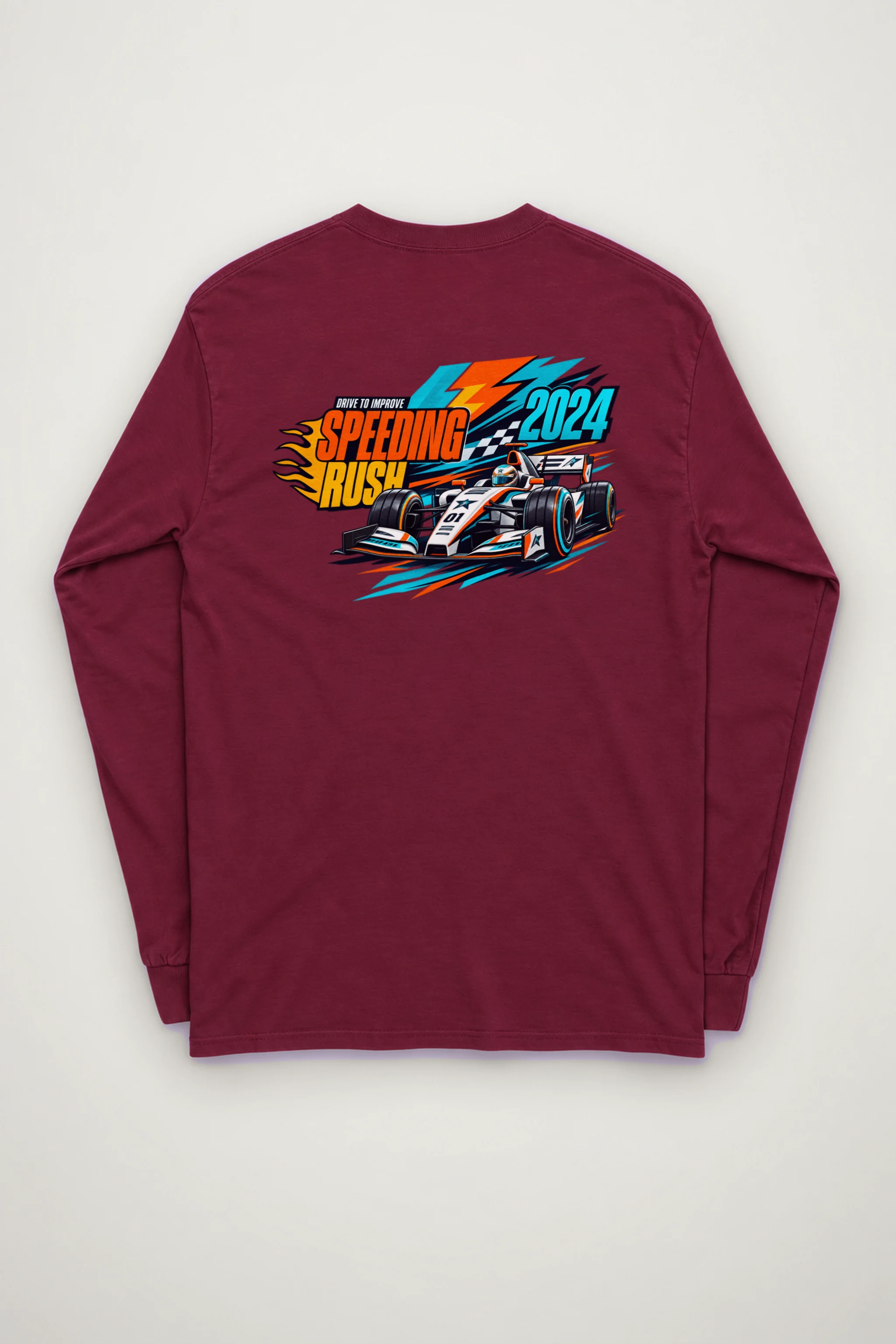 "Drive To Improve" Unisex Longsleeve T-shirt