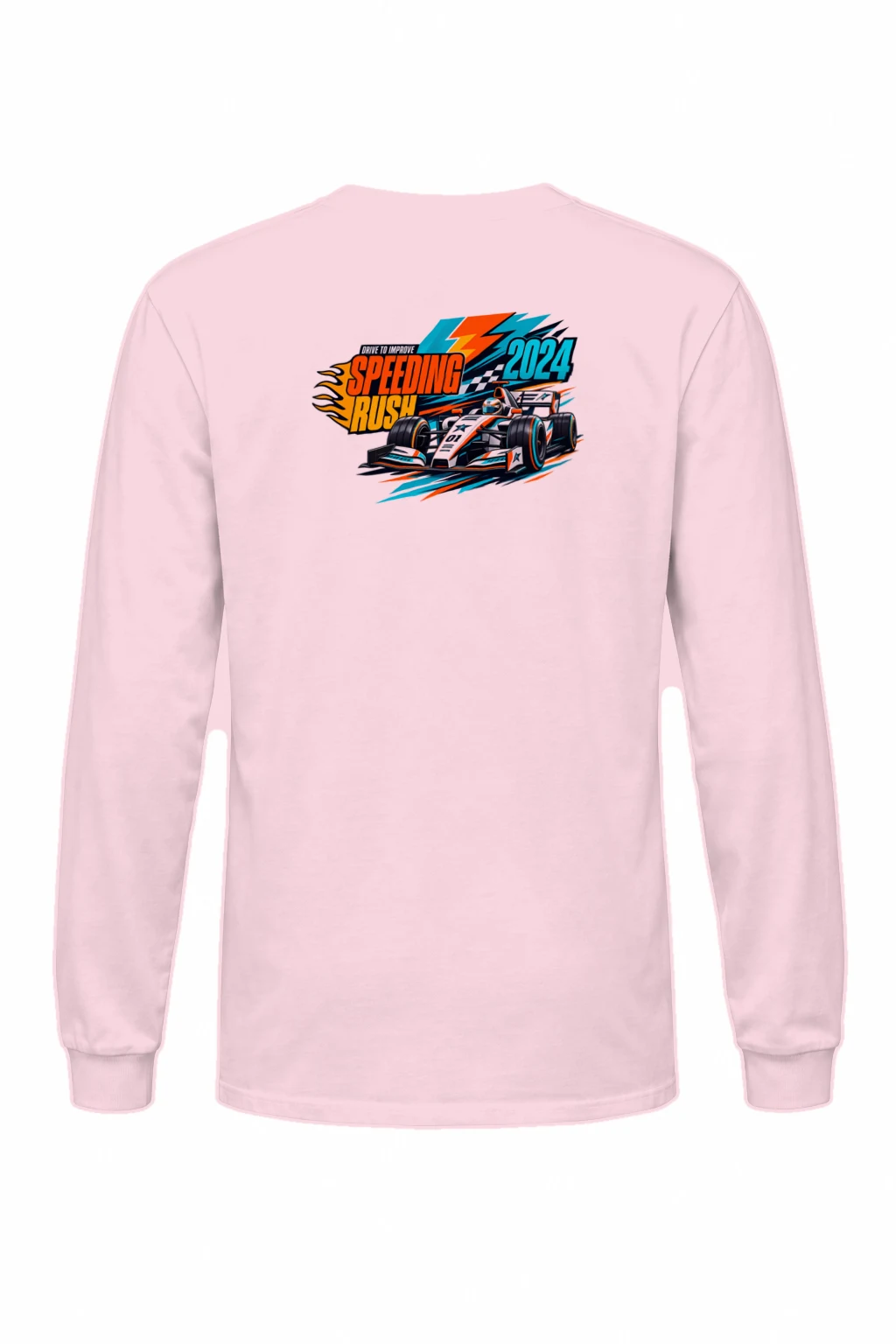 "Drive To Improve" Unisex Longsleeve T-shirt | Gildan 2400