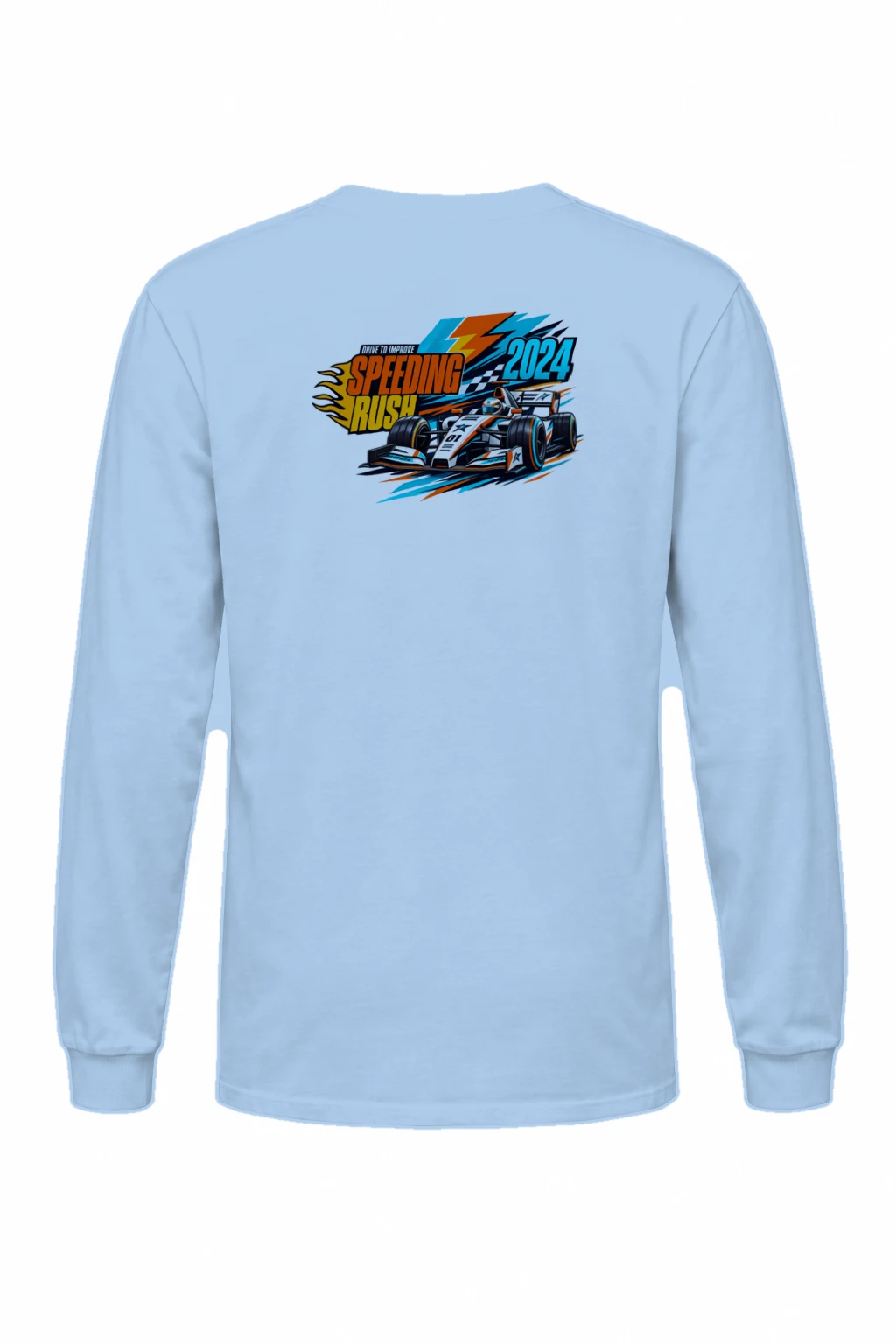 "Drive To Improve" Unisex Longsleeve T-shirt | Gildan 2400