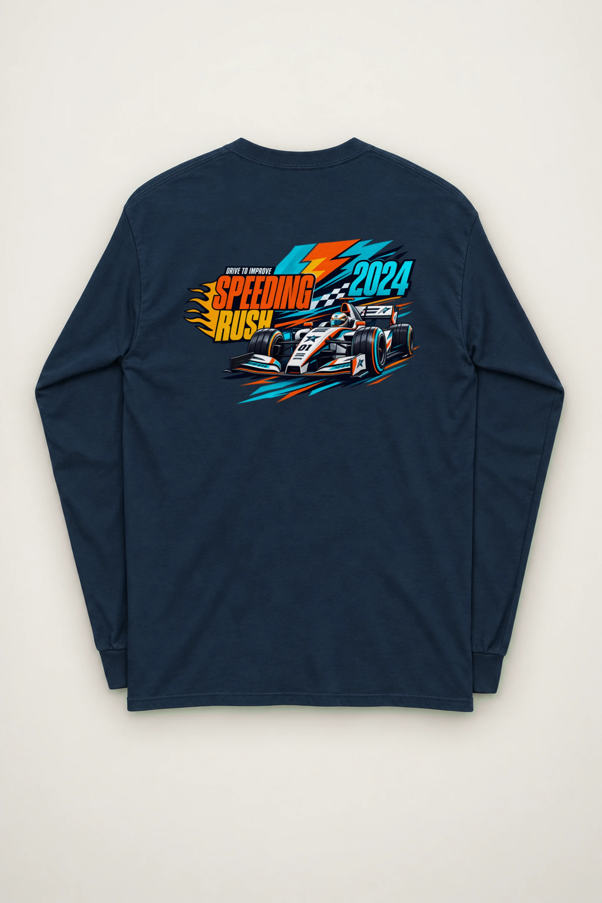 "Drive To Improve" Unisex Longsleeve T-shirt