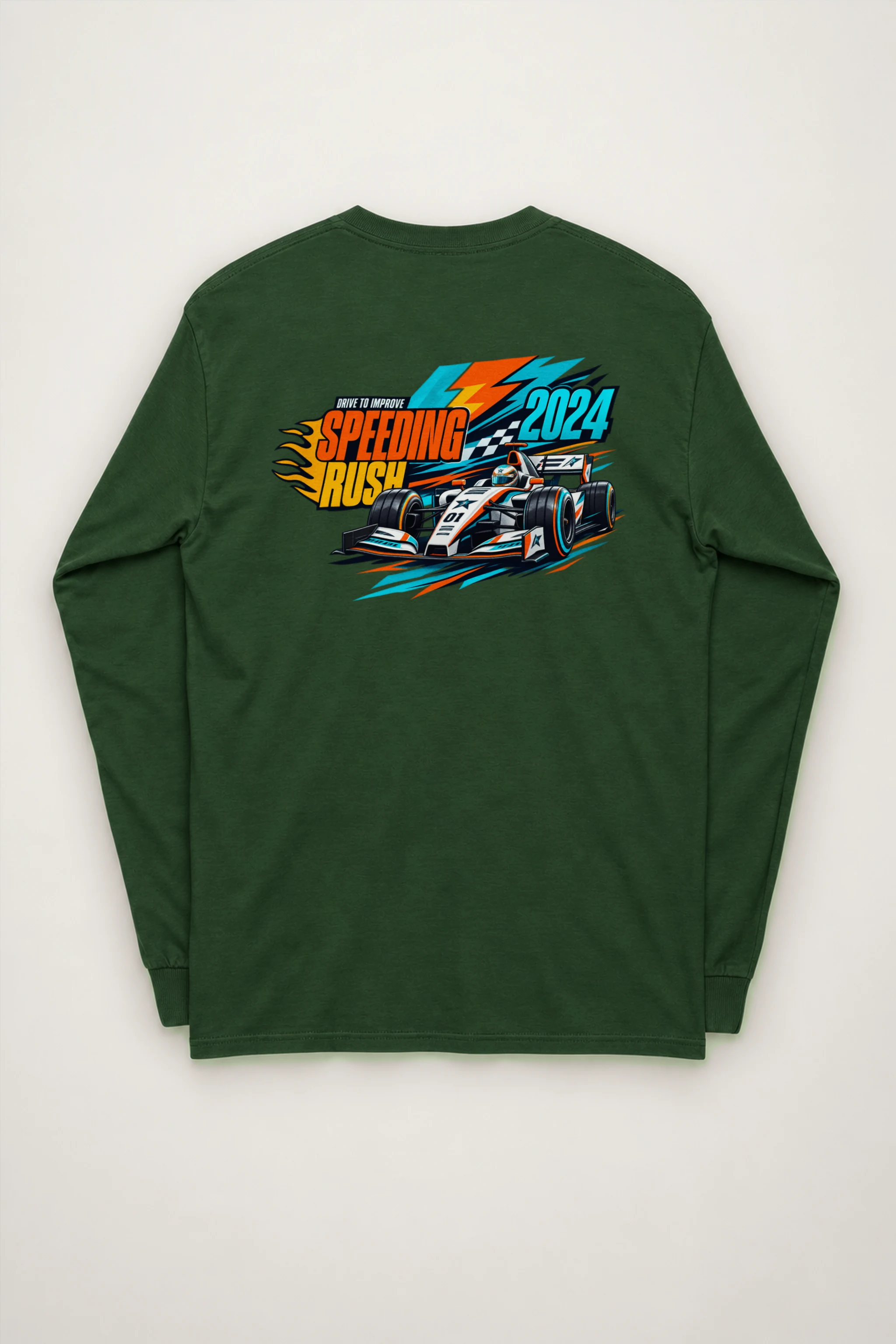 "Drive To Improve" Unisex Longsleeve T-shirt