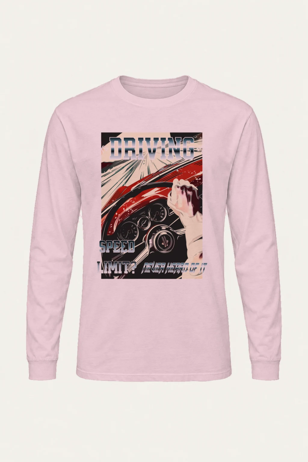 "Driving Speed Limit?" Unisex Longsleeve T-shirt | Gildan 2400