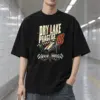 "Dry Lake Practice" Men's Oversized Heavyweight Crewneck T-Shirt