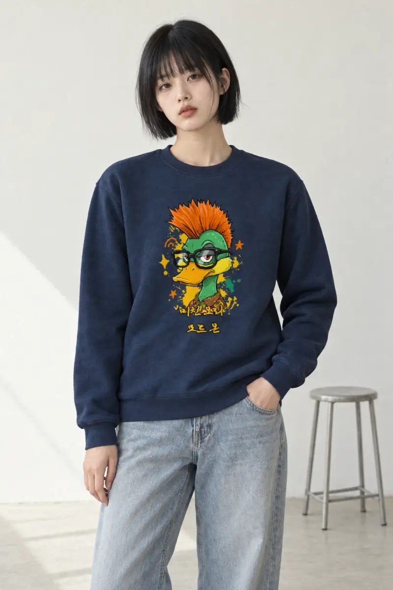 "Duck Mode On" Heavy Blend Unisex Crewneck Sweatshirt