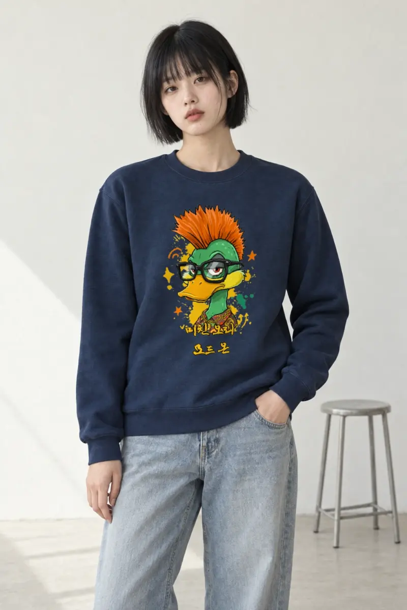 "Duck Mode On" Heavy Blend Unisex Crewneck Sweatshirt