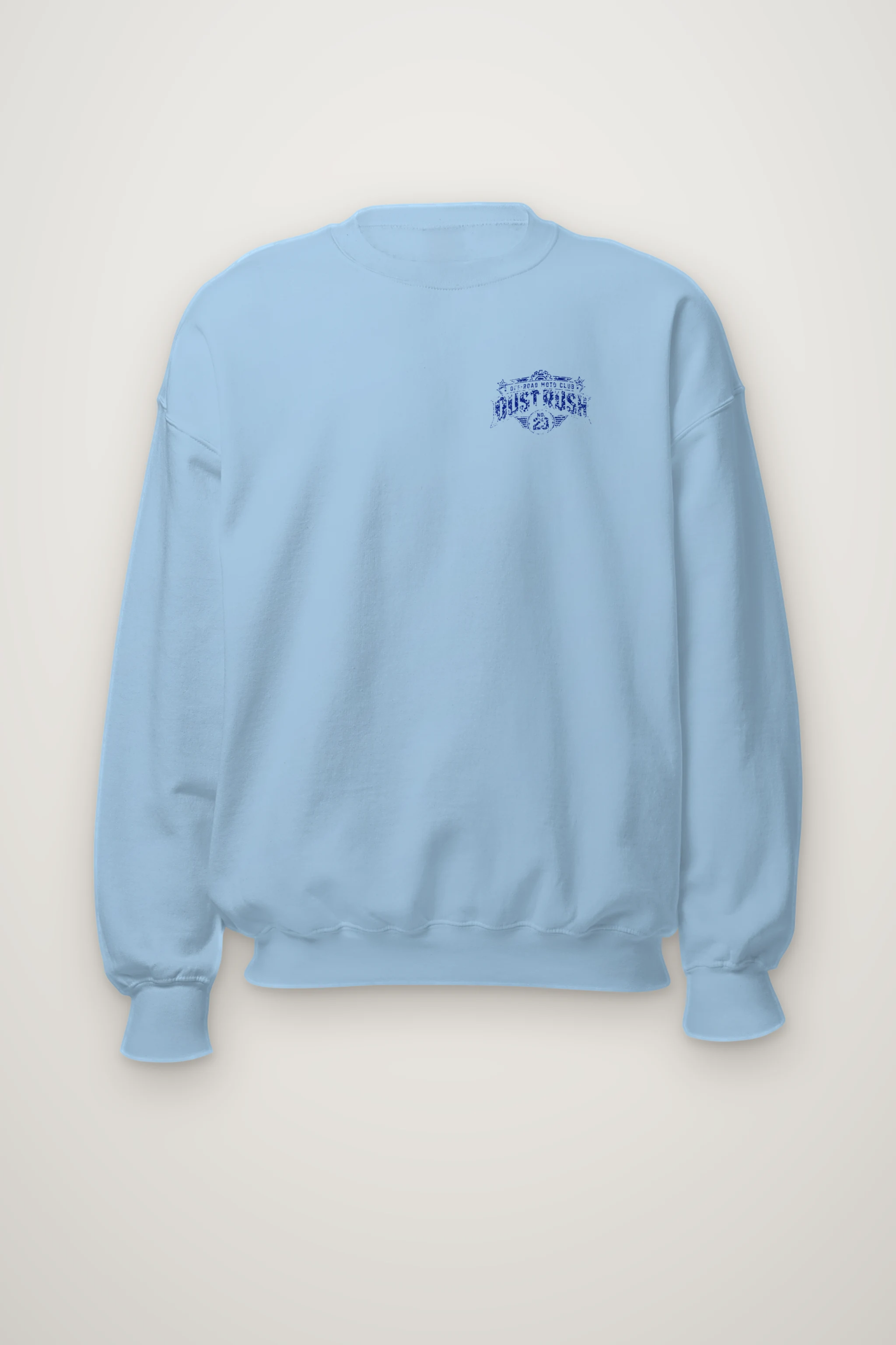 "Dust Rush Moto Club" Heavy Blend Unisex Crewneck Sweatshirt