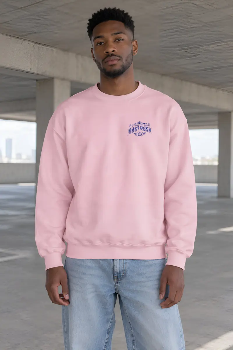 "Dust Rush Moto Club" Heavy Blend Unisex Crewneck Sweatshirt