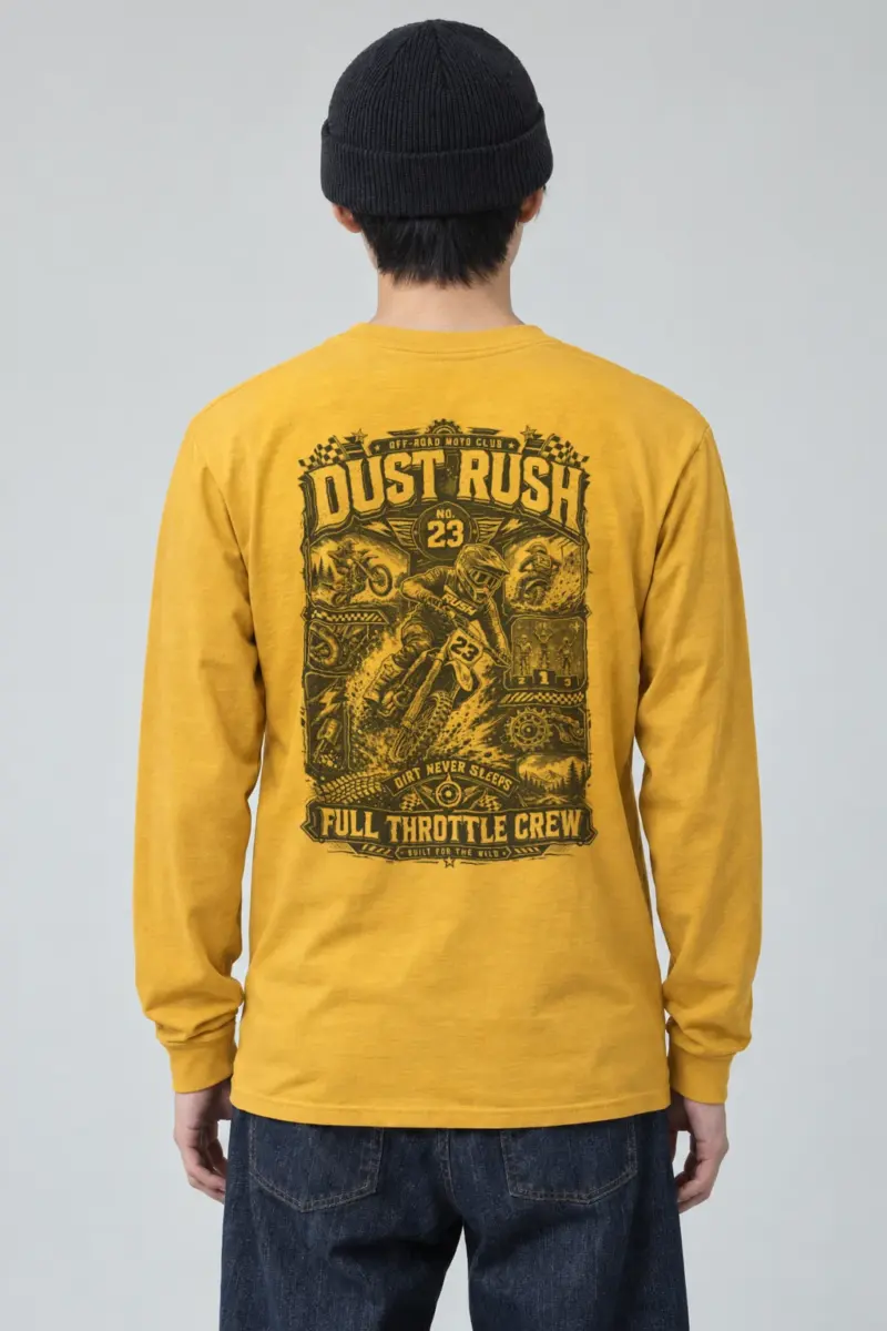 "Dust Rush Moto Club" Unisex Longsleeve T-shirt