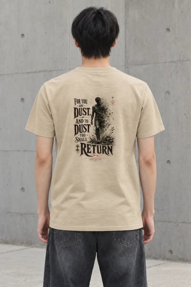 "Dust To Dust" Heavyweight Unisex Crewneck T-shirt