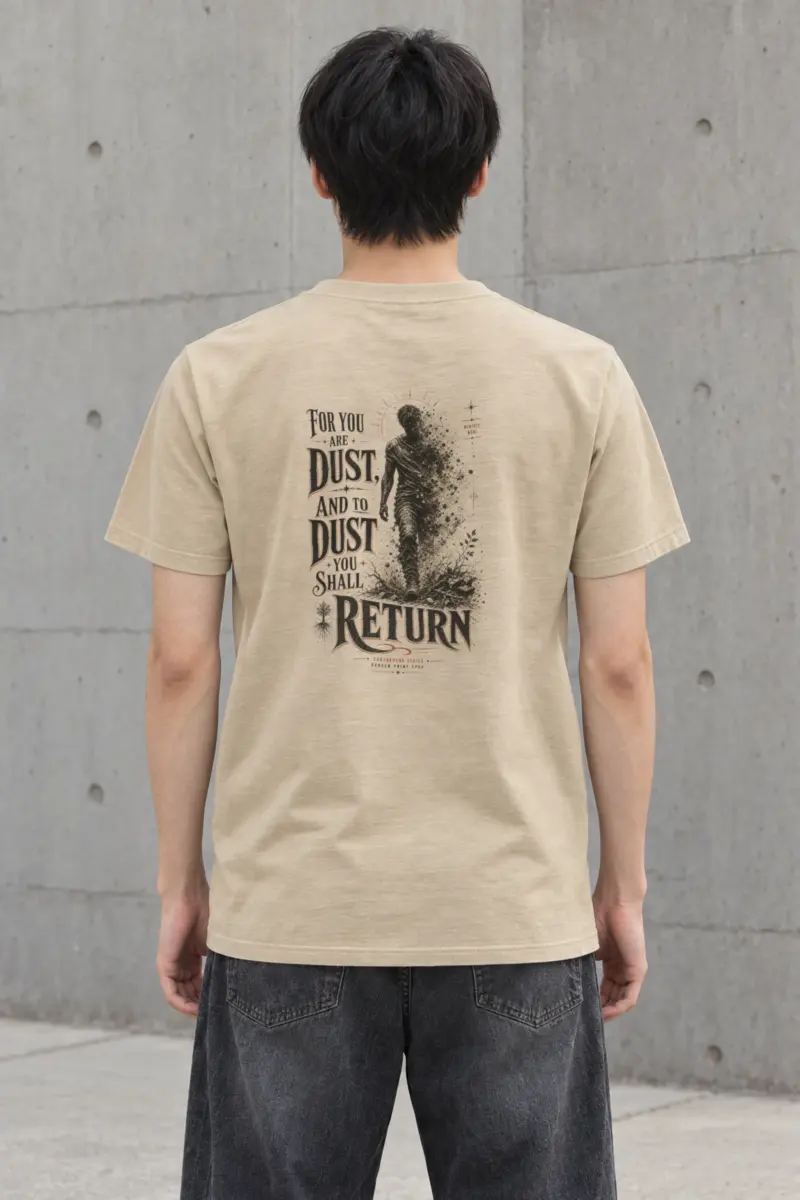 "Dust To Dust" Heavyweight Unisex Crewneck T-shirt