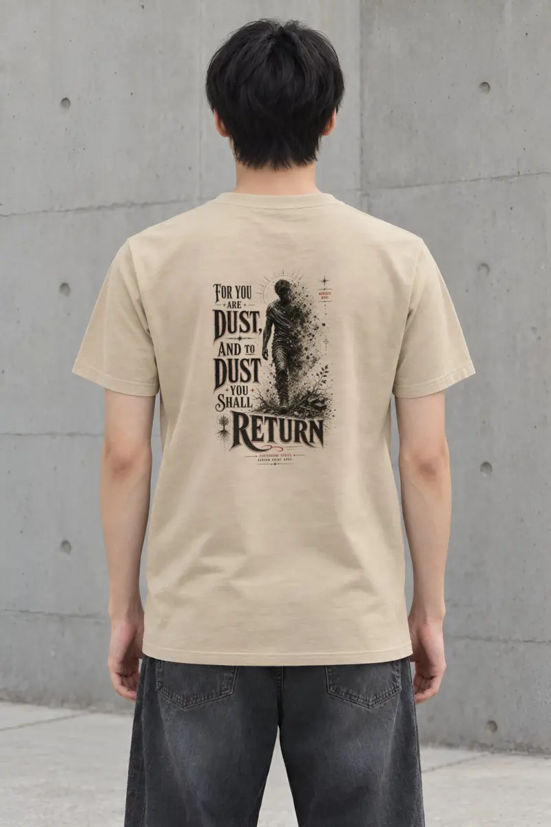 "Dust To Dust" Heavyweight Unisex Crewneck T-shirt