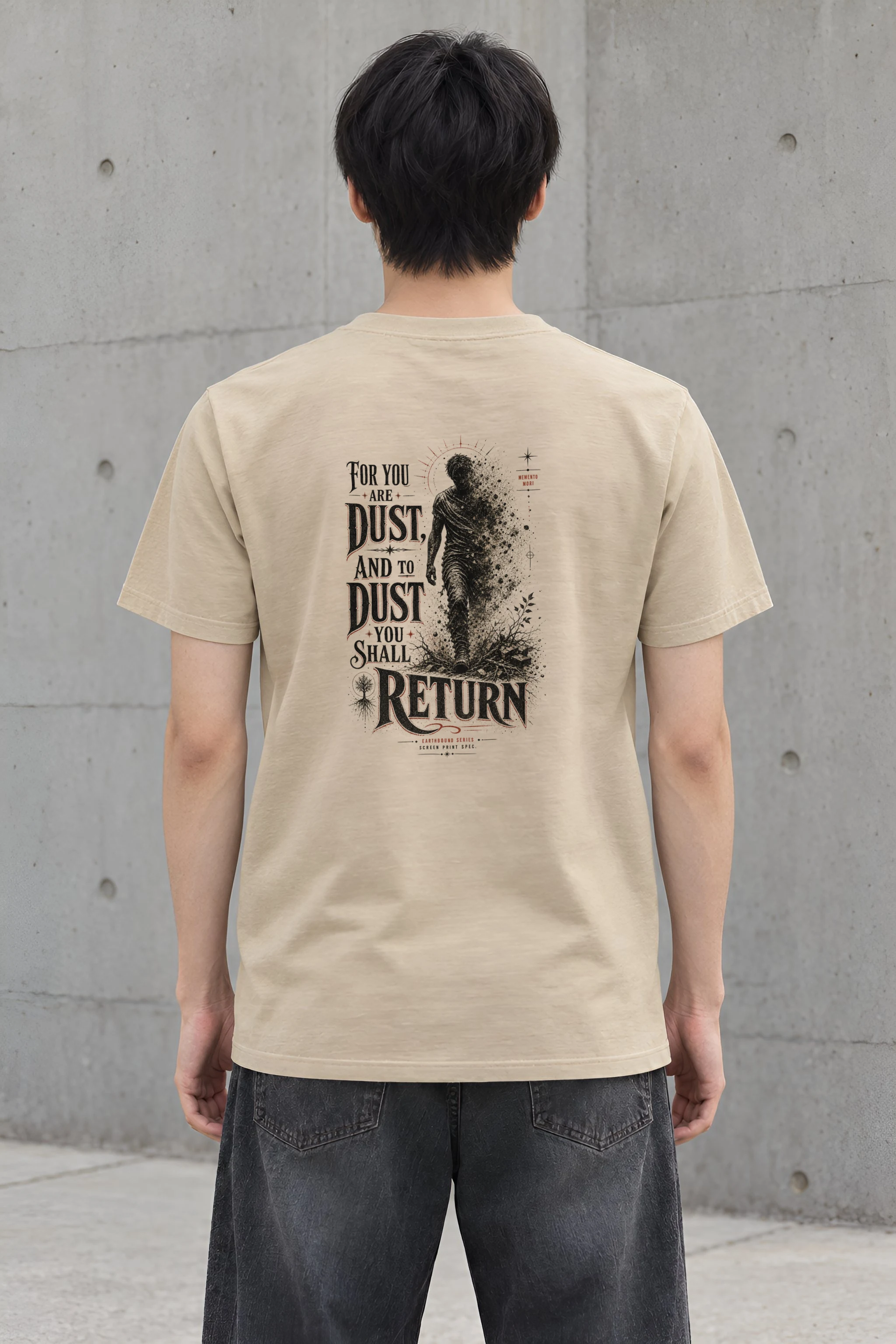 "Dust To Dust" Heavyweight Unisex Crewneck T-shirt
