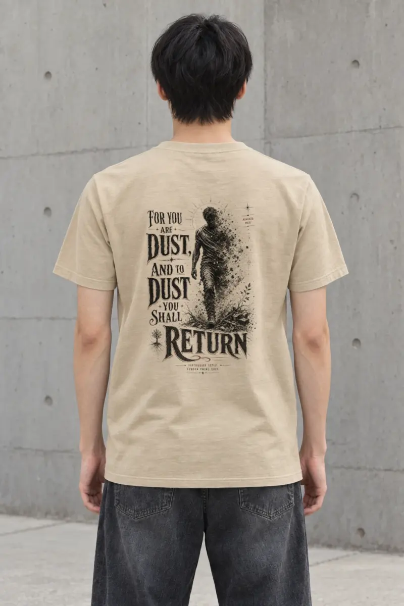 "Dust To Dust" Heavyweight Unisex Crewneck T-shirt