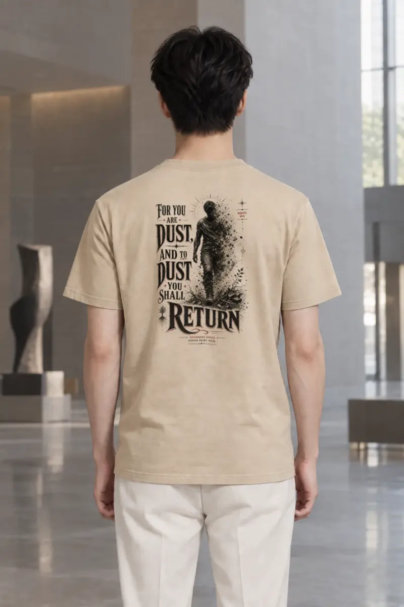 "Dust To Dust" Heavyweight Unisex Crewneck T-shirt | Gildan 5000
