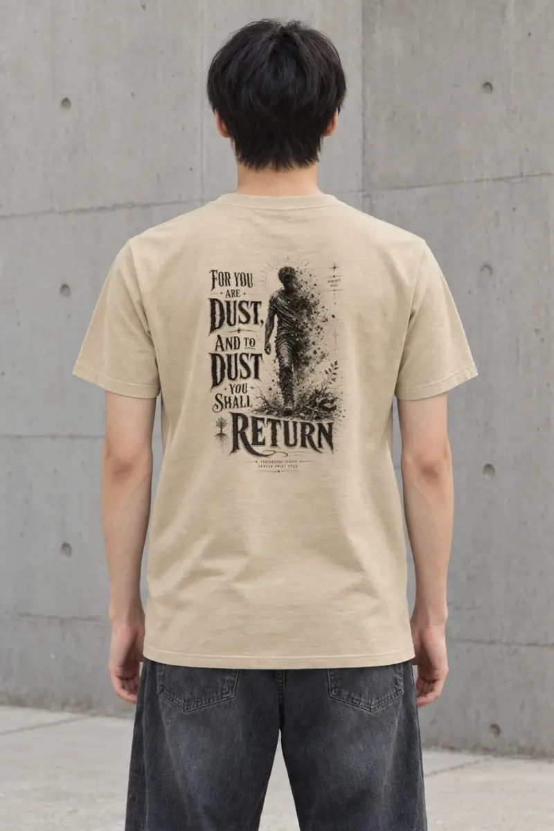 "Dust To Dust" Heavyweight Unisex Crewneck T-shirt