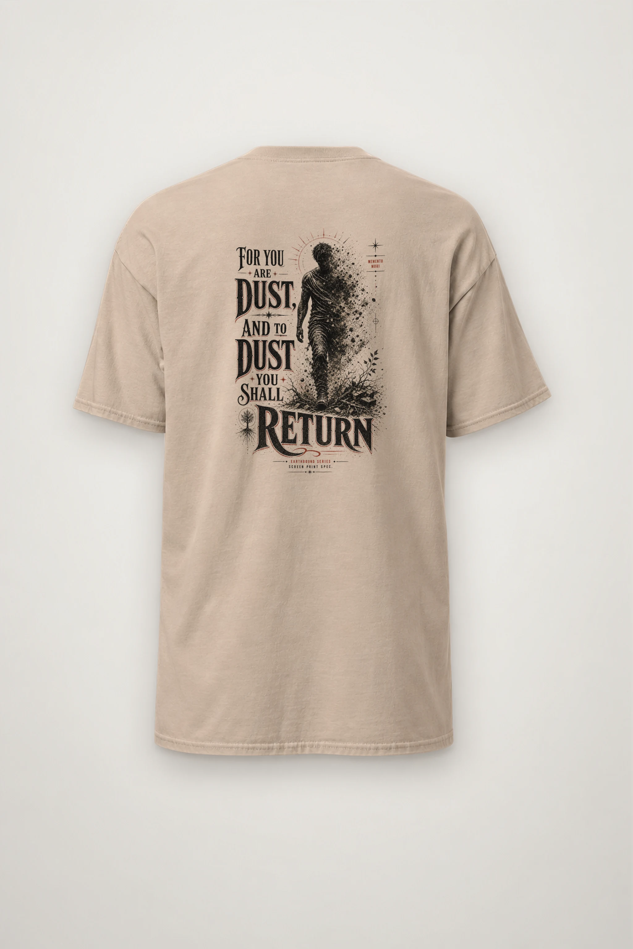 "Dust To Dust" Heavyweight Unisex Crewneck T-shirt