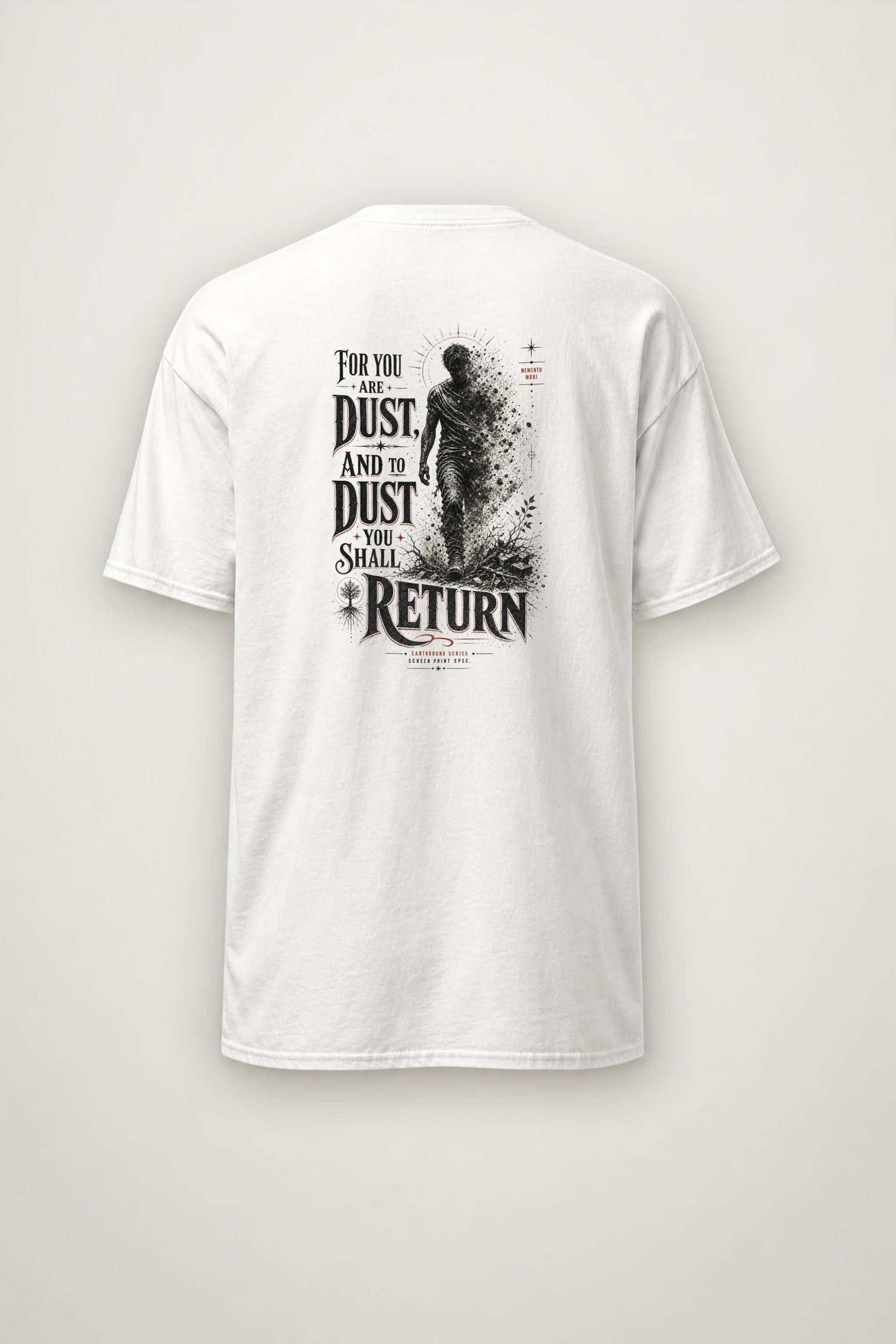"Dust To Dust" Heavyweight Unisex Crewneck T-shirt
