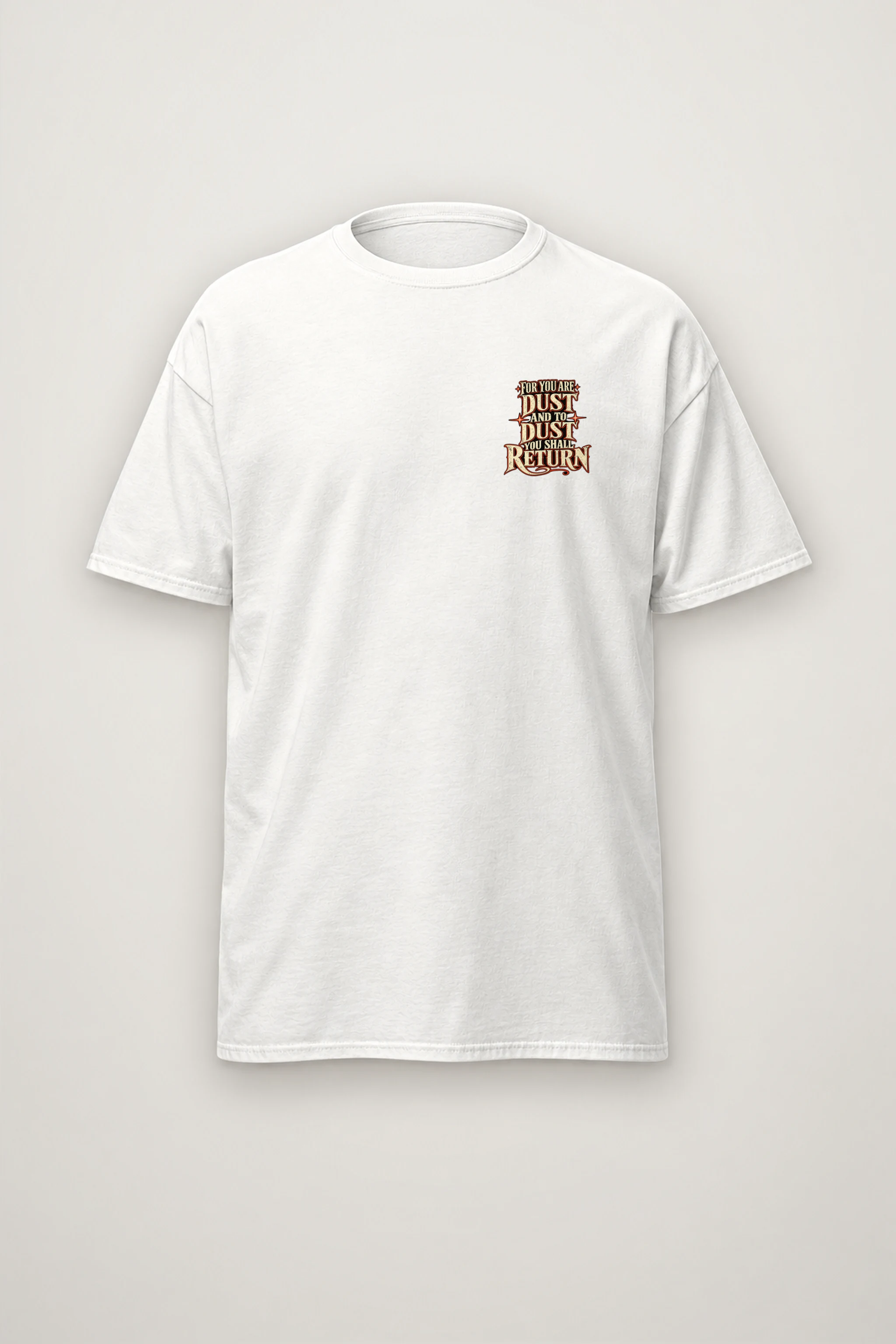 "Dust To Dust" Heavyweight Unisex Crewneck T-shirt