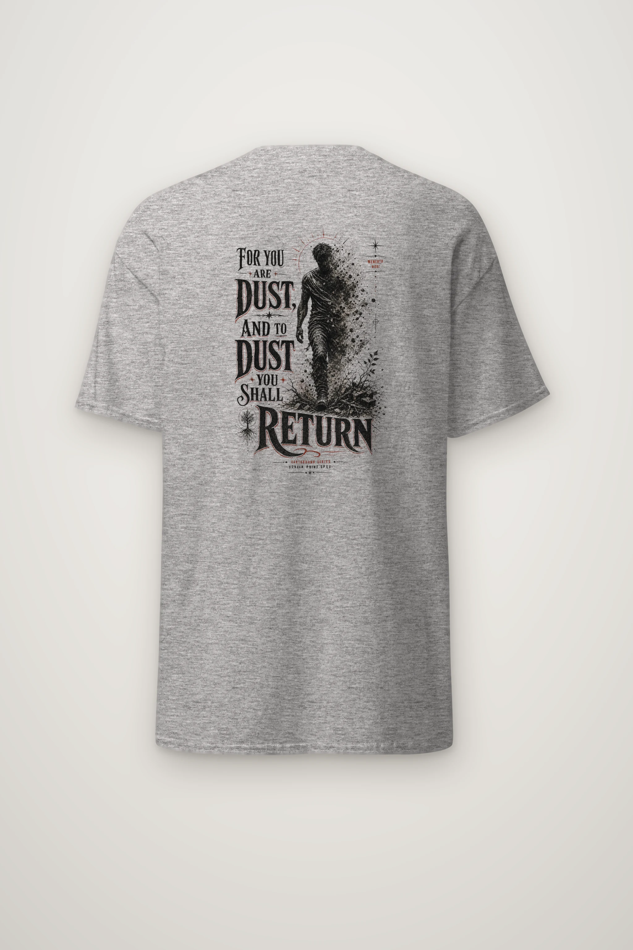 "Dust To Dust" Heavyweight Unisex Crewneck T-shirt