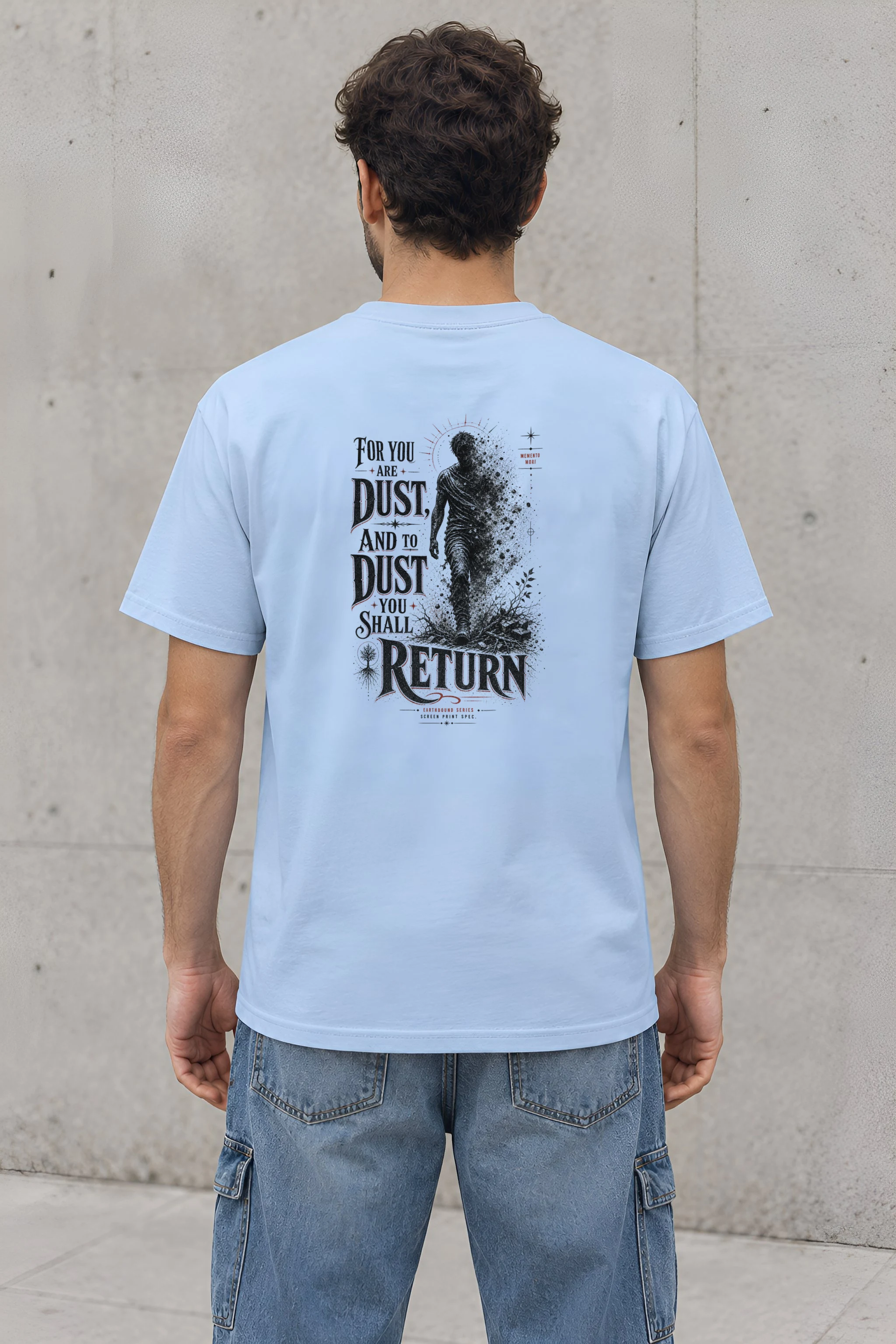 "Dust To Dust" Heavyweight Unisex Crewneck T-shirt