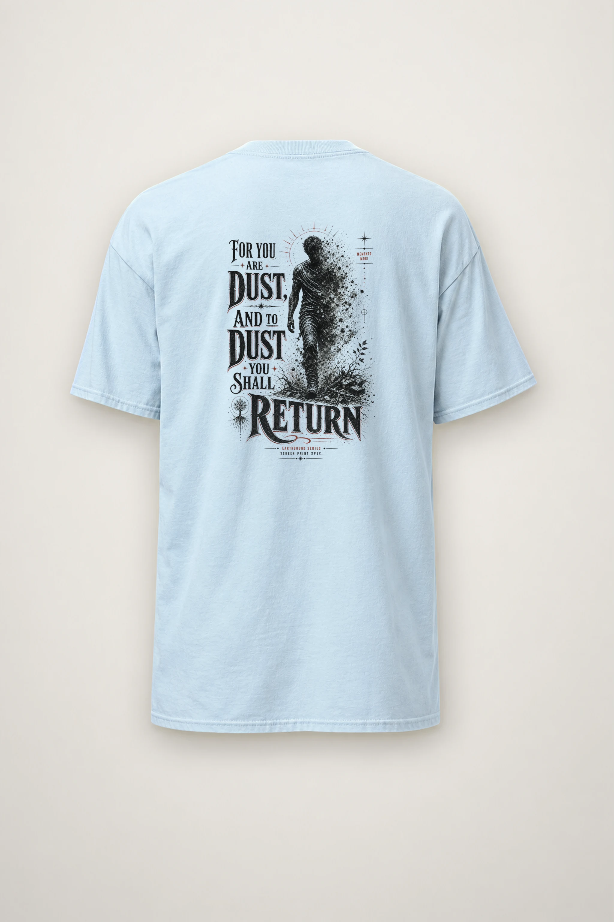 "Dust To Dust" Heavyweight Unisex Crewneck T-shirt