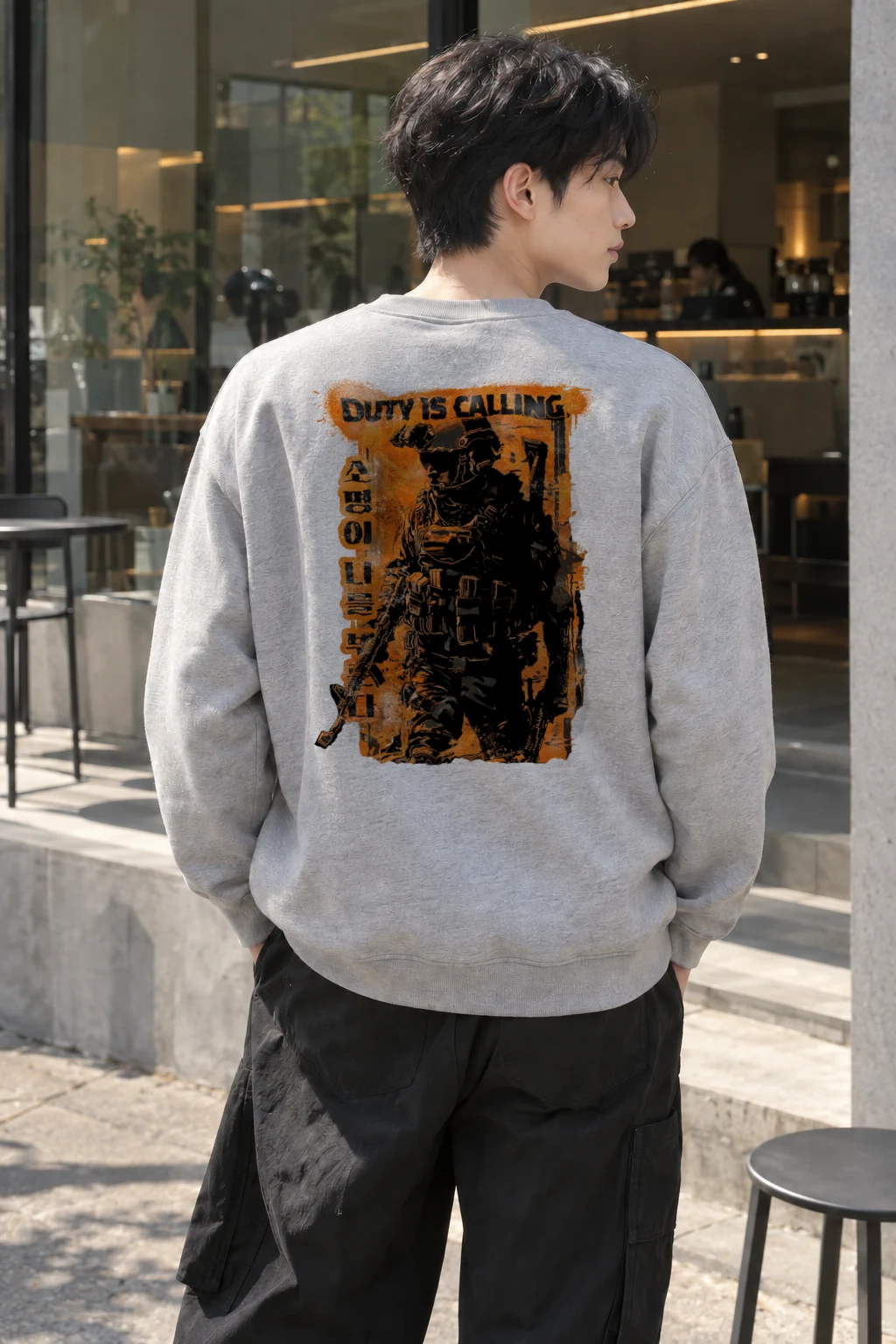 "Duty Is Calling" Heavy Blend Unisex Crewneck Sweatshirt | Gildan 18000