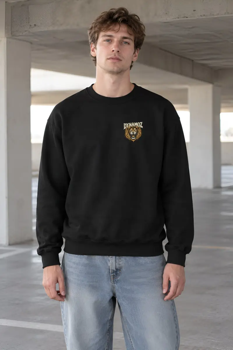 "Dynamoz Lion Roar" Heavy Blend Unisex Crewneck Sweatshirt